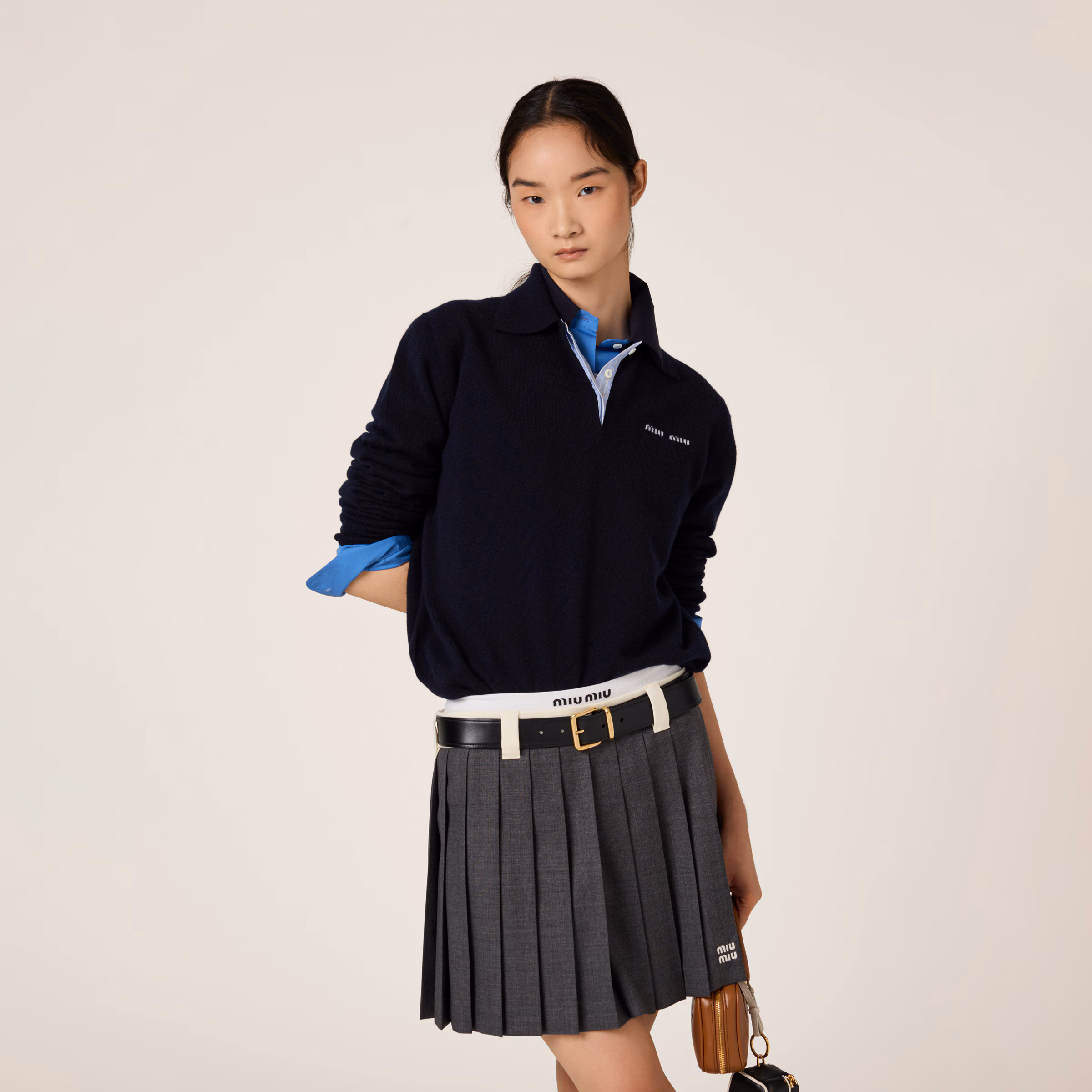Cashmere Polo Sweater