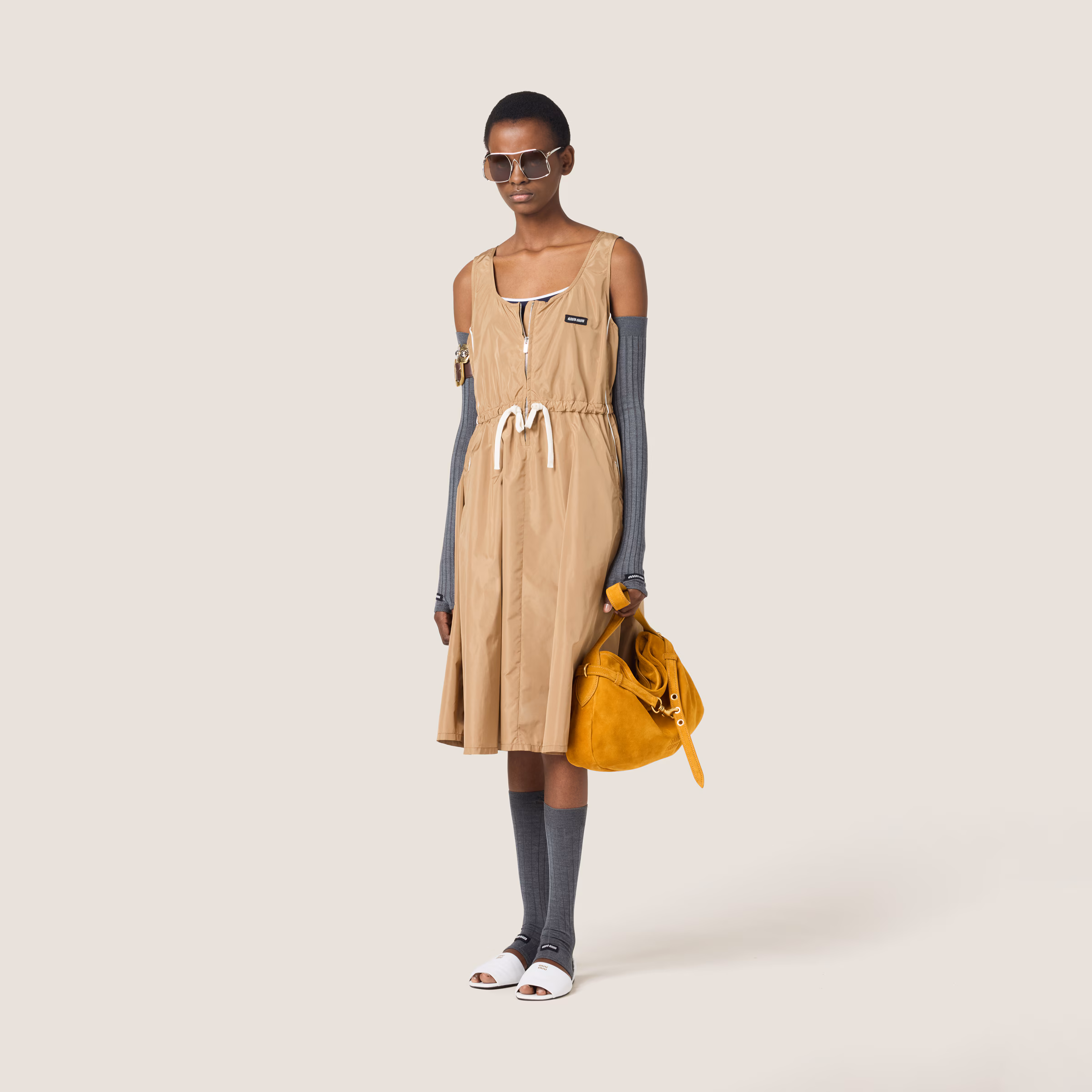 Technical Silk Dress