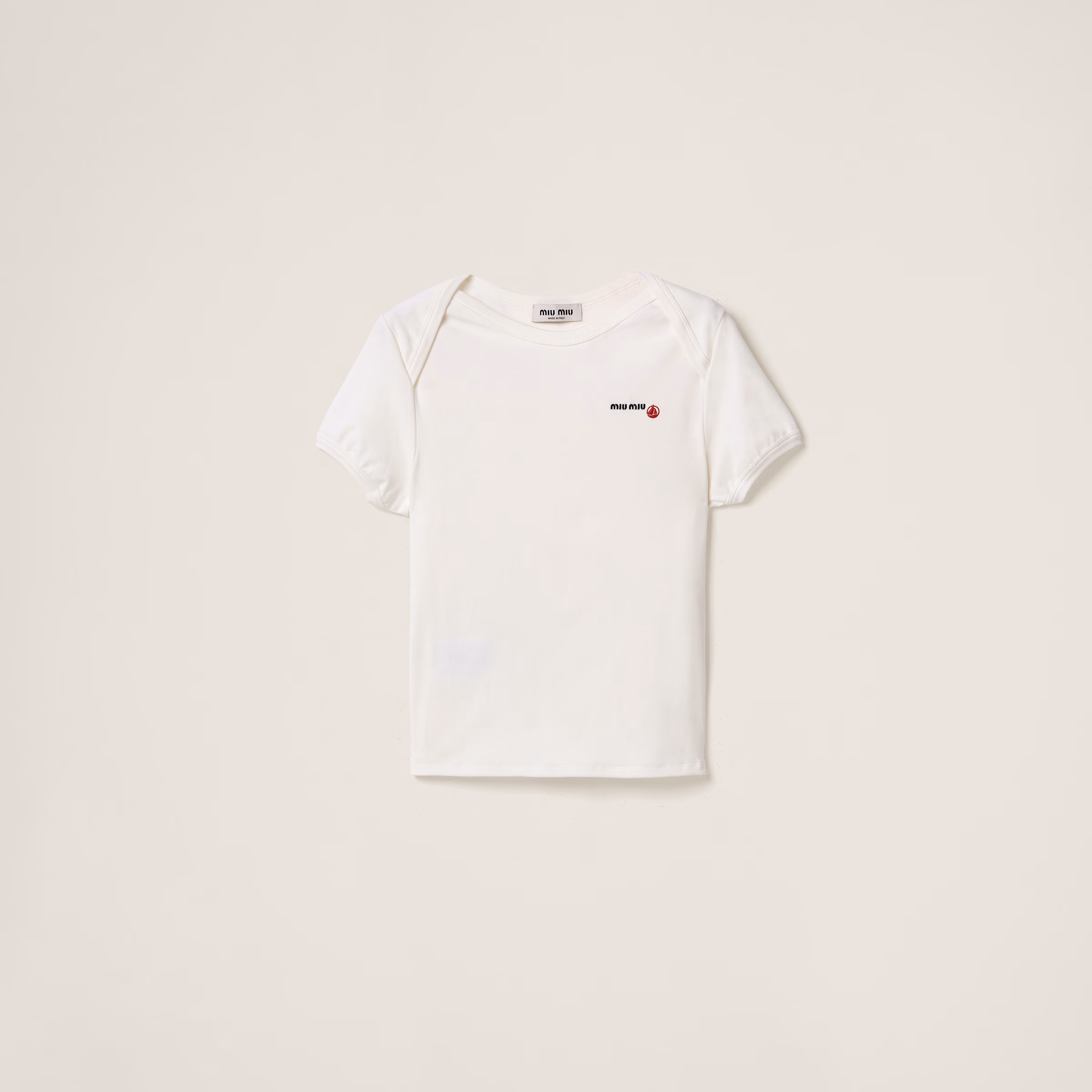 Petit Bateau X Miu Miu Stretch Jersey Regular T-Shirt
