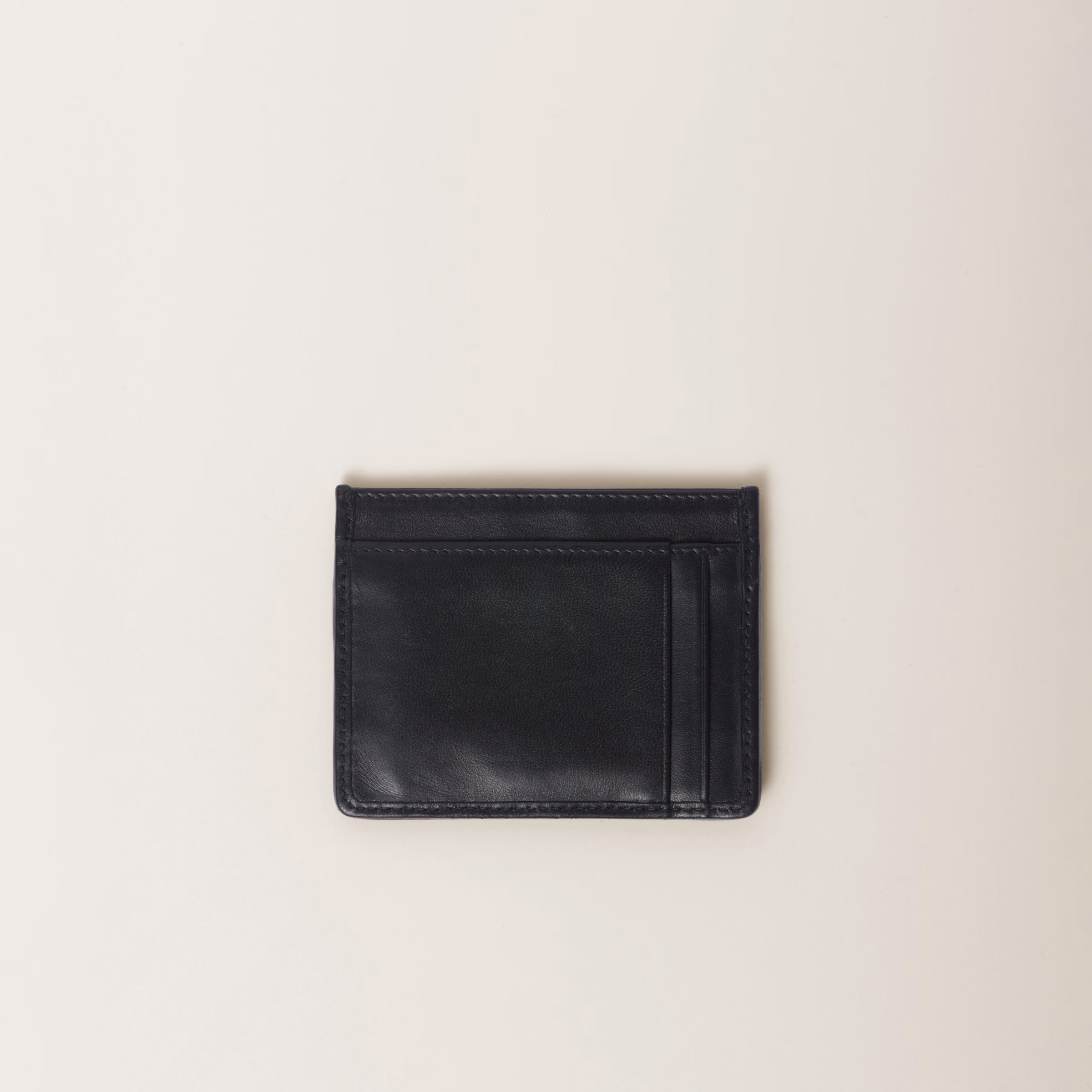 Matelassé Nappa Leather Card Holder
