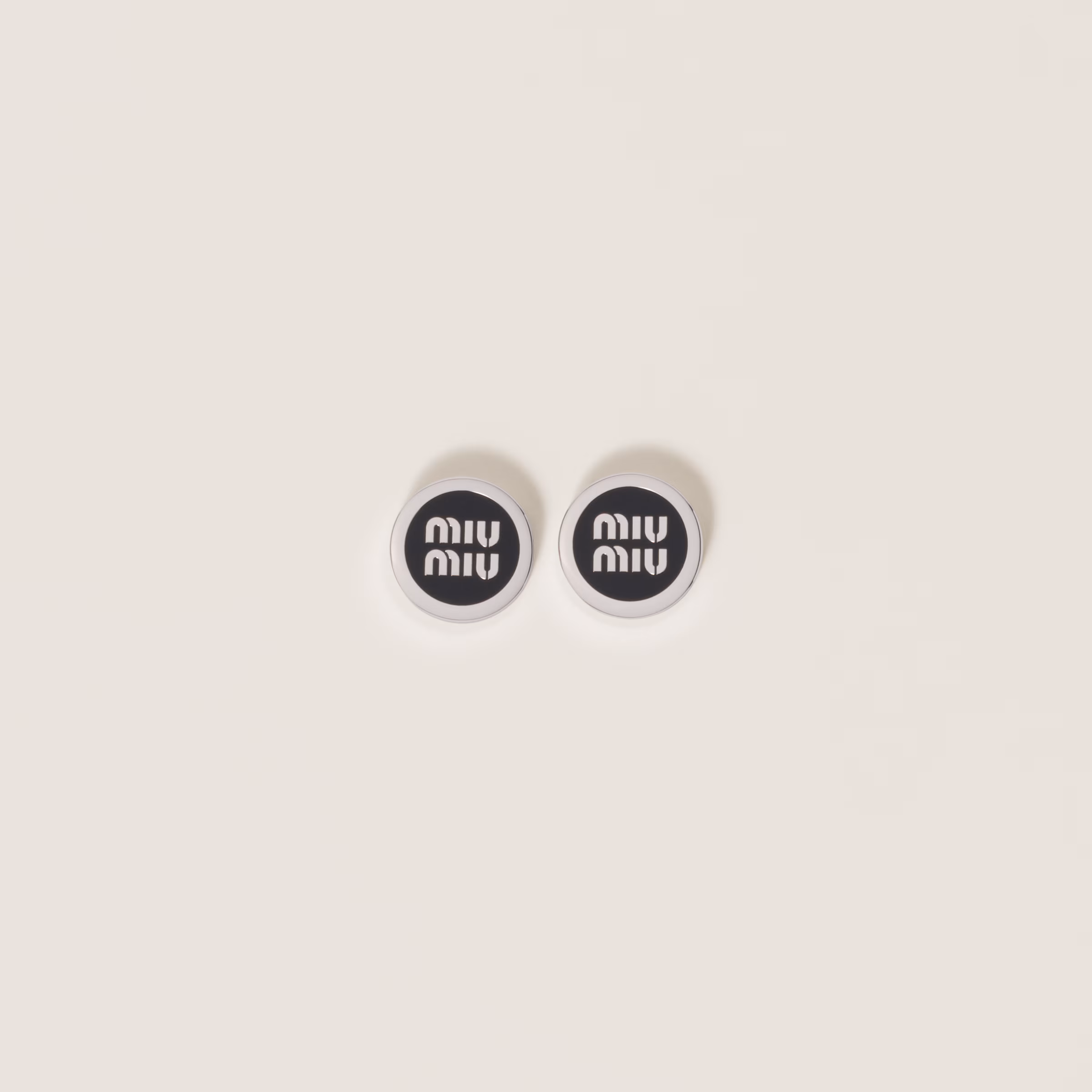 Enameled Metal Earrings