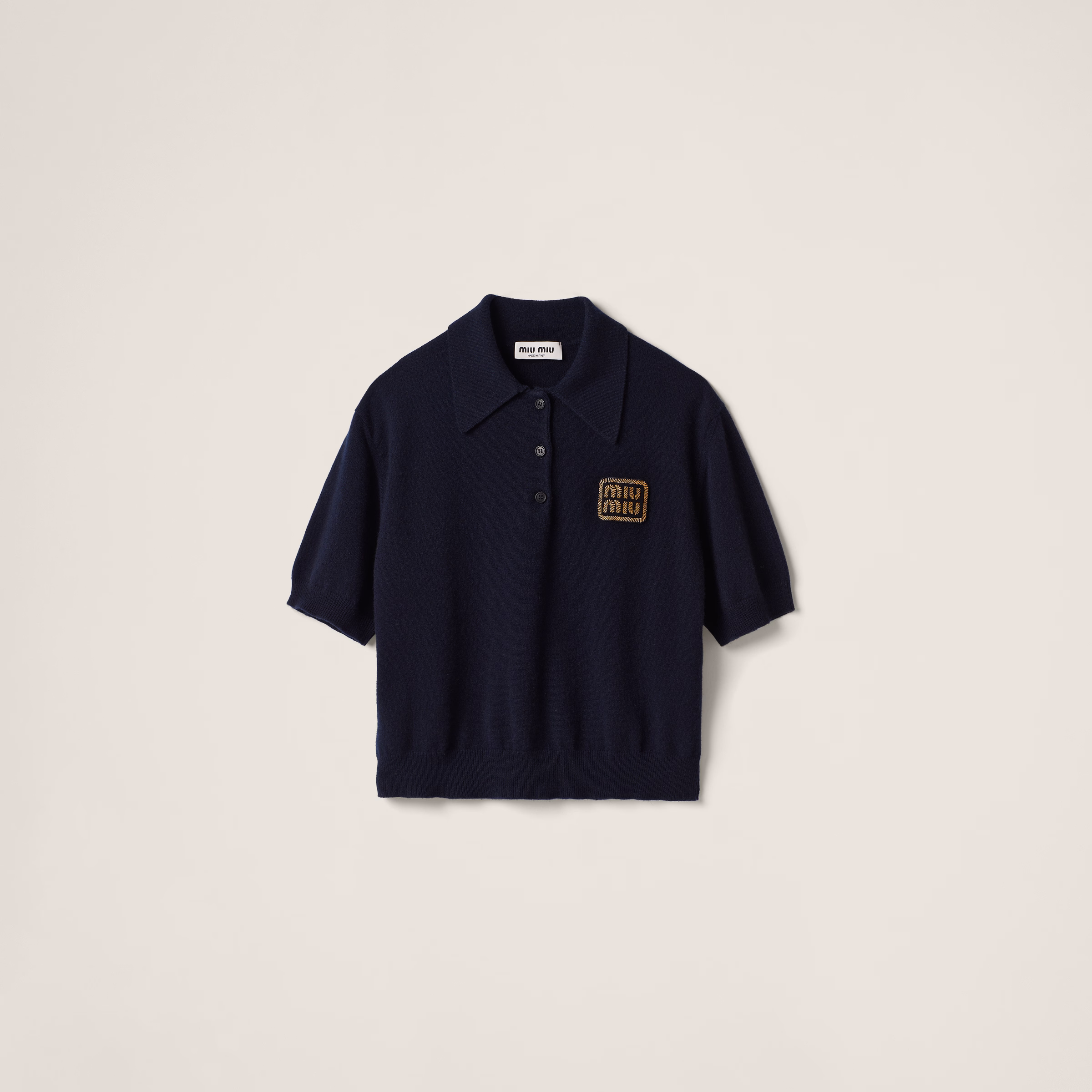 Cashmere Knit Polo Shirt