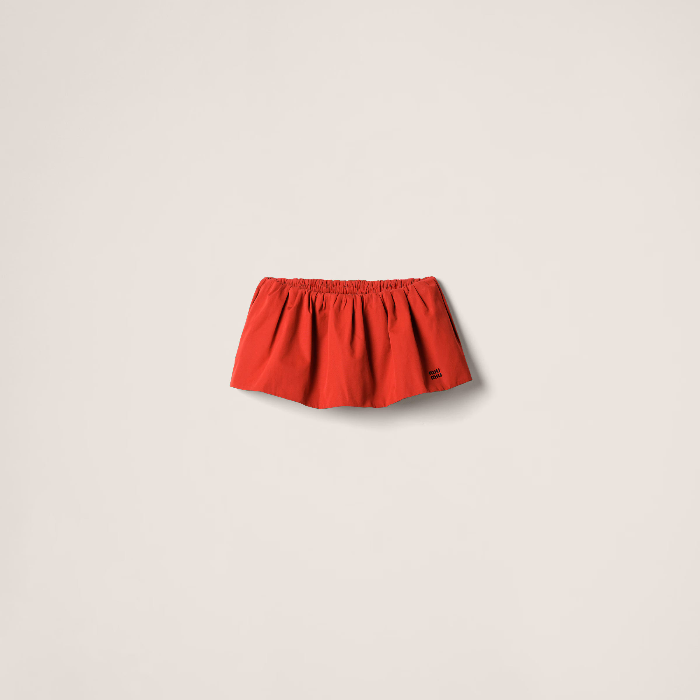 Poplin Miniskirt