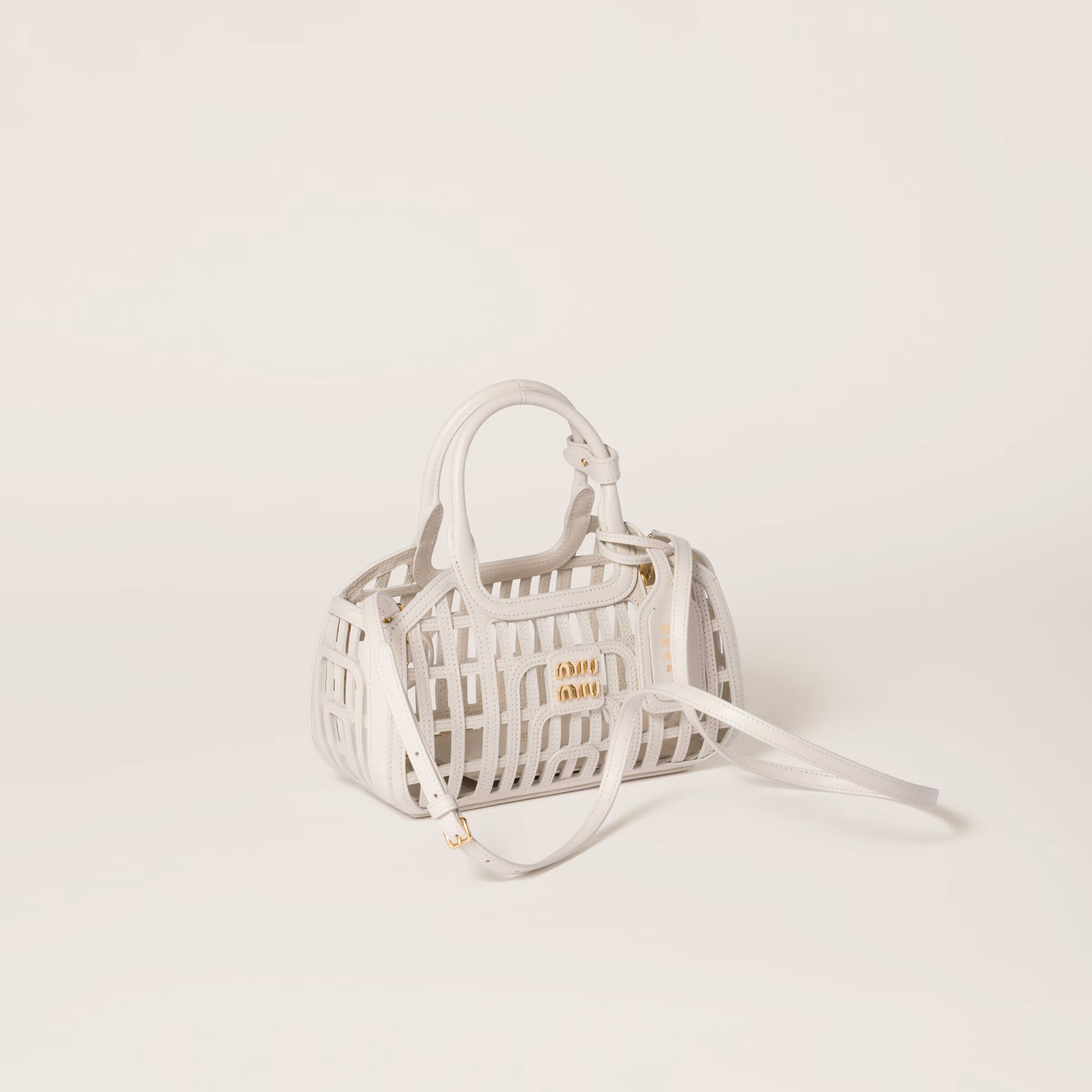 Leather Basket