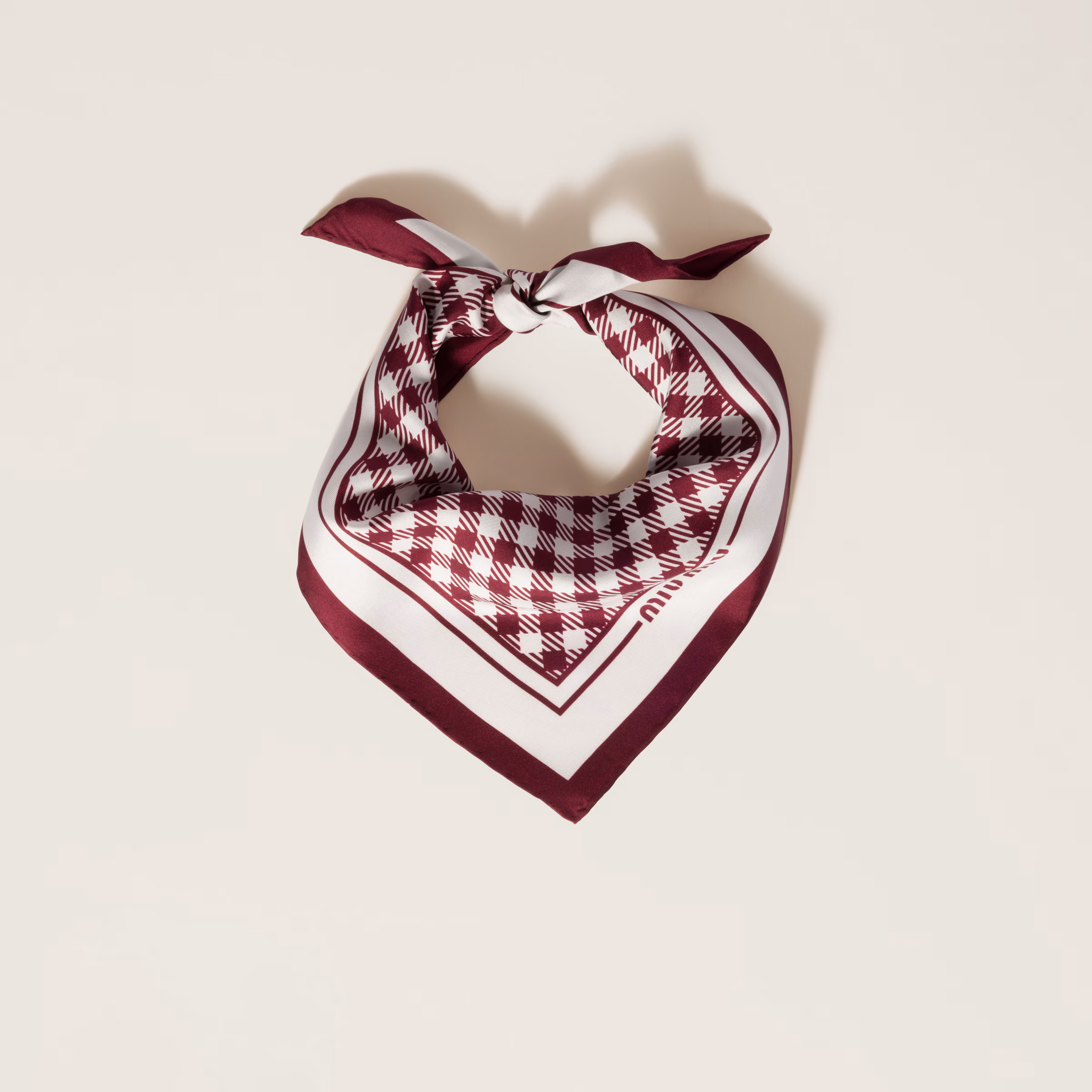 Printed Silk Twill Scarf