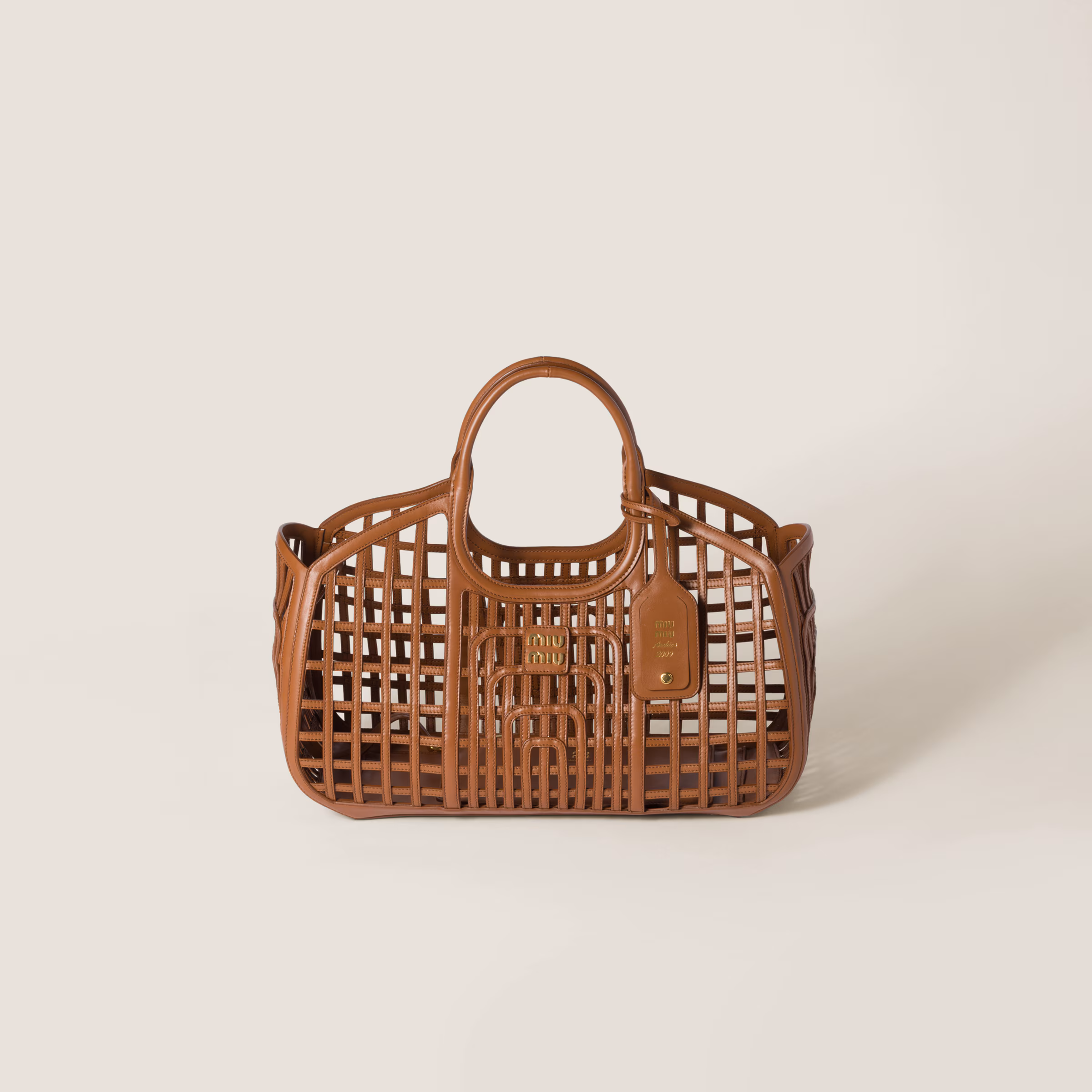 Leather Basket