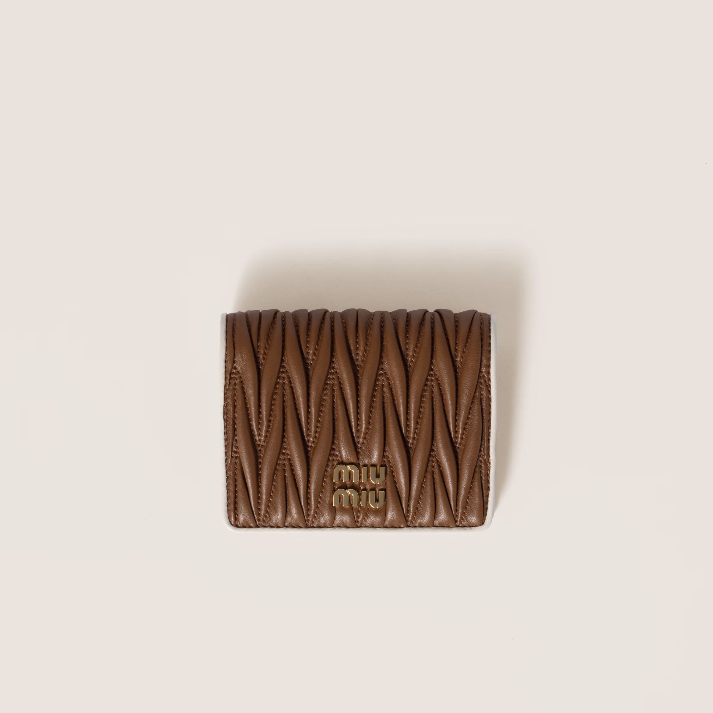 Small Matelassé Nappa Leather Wallet