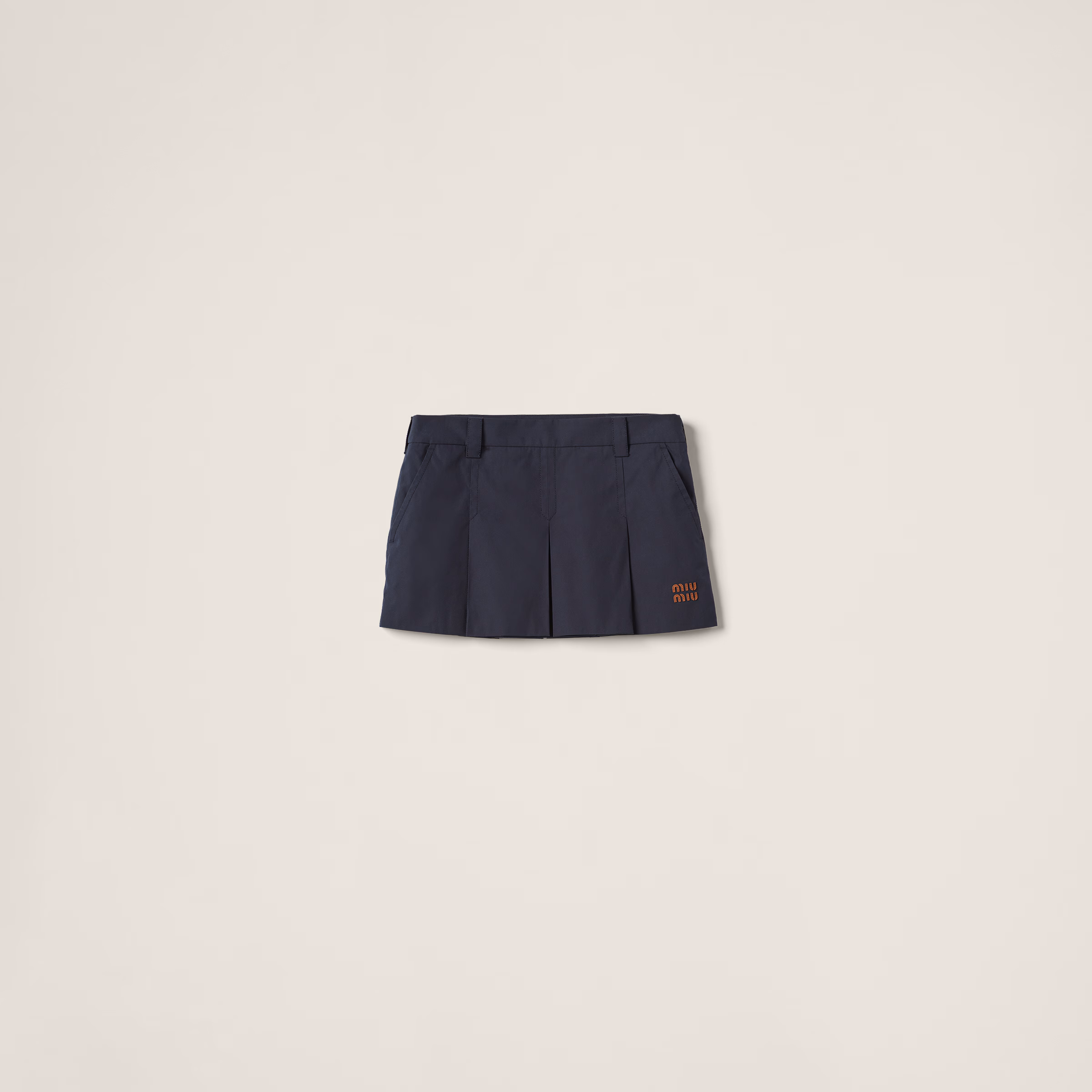Panama Cotton Miniskirt
