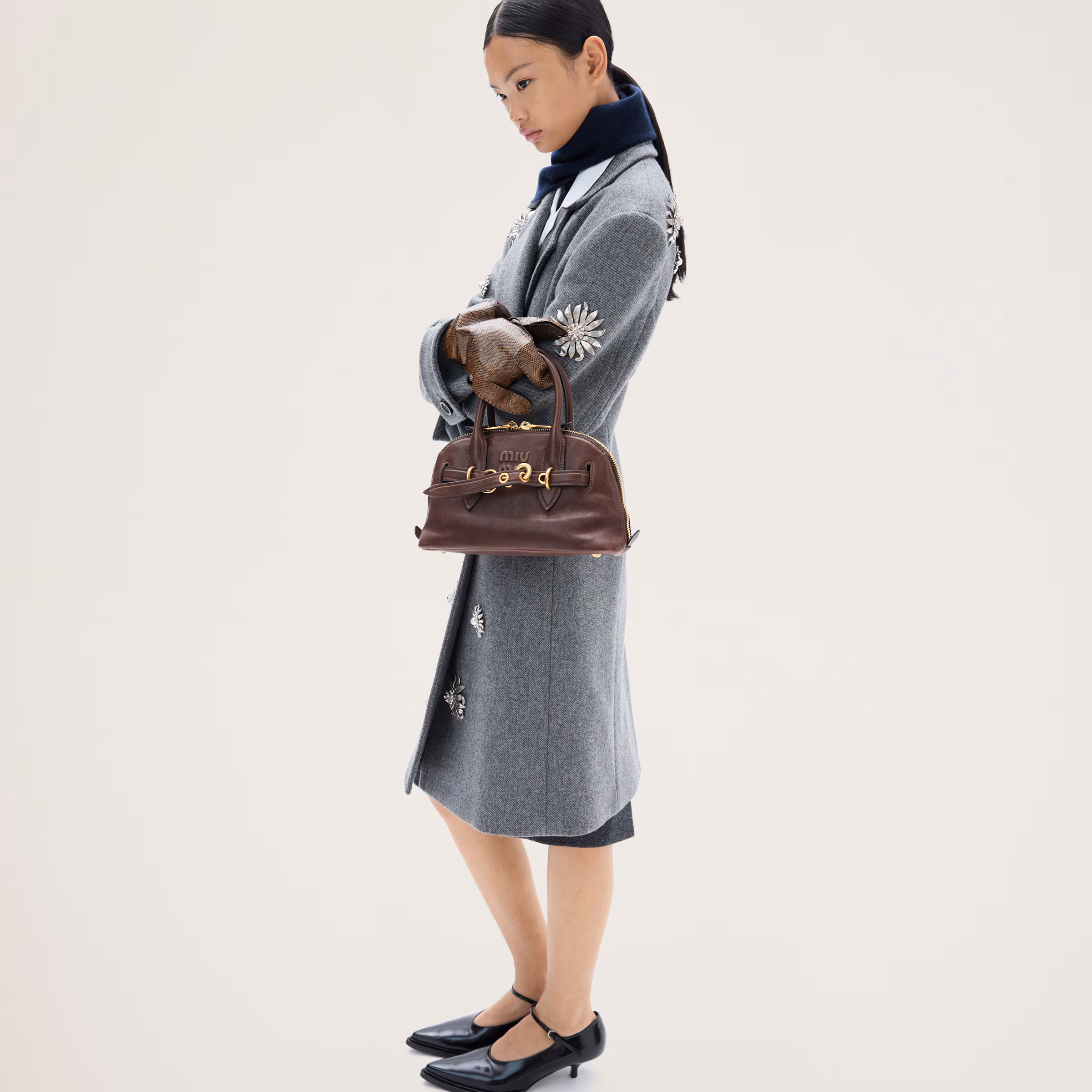Aventure Nappa Leather Top-Handle Bag