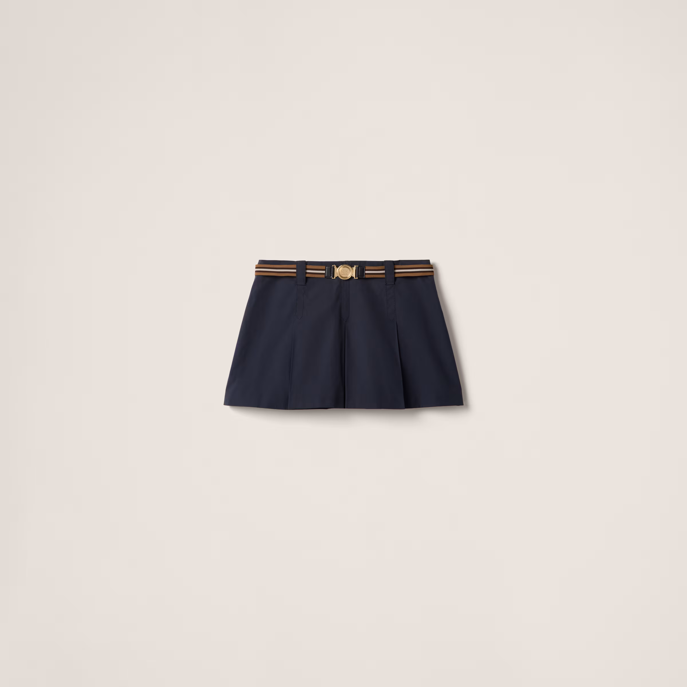 Panama Cotton Miniskirt