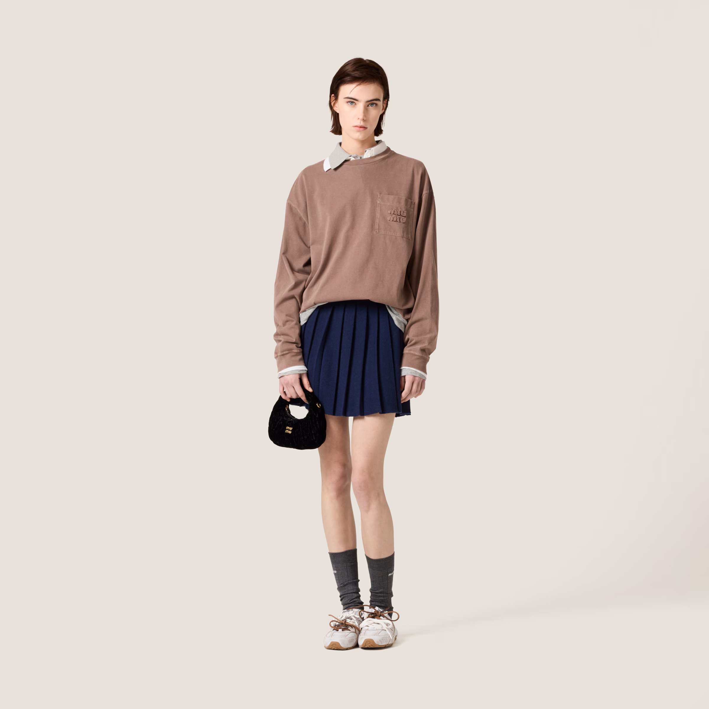 Long-Sleeve Garment-Dyed Jersey T-Shirt