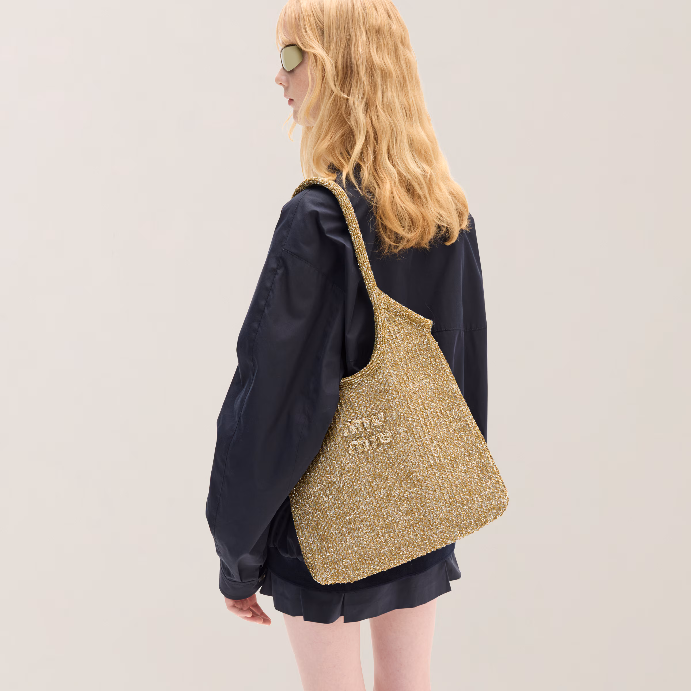 Ivy Sequin Mesh Bag