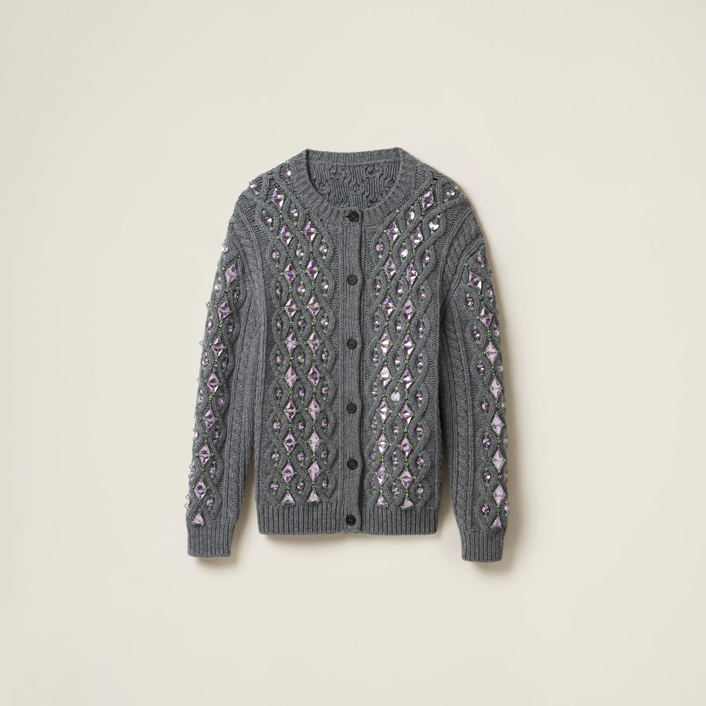 Wool Knit Cardigan