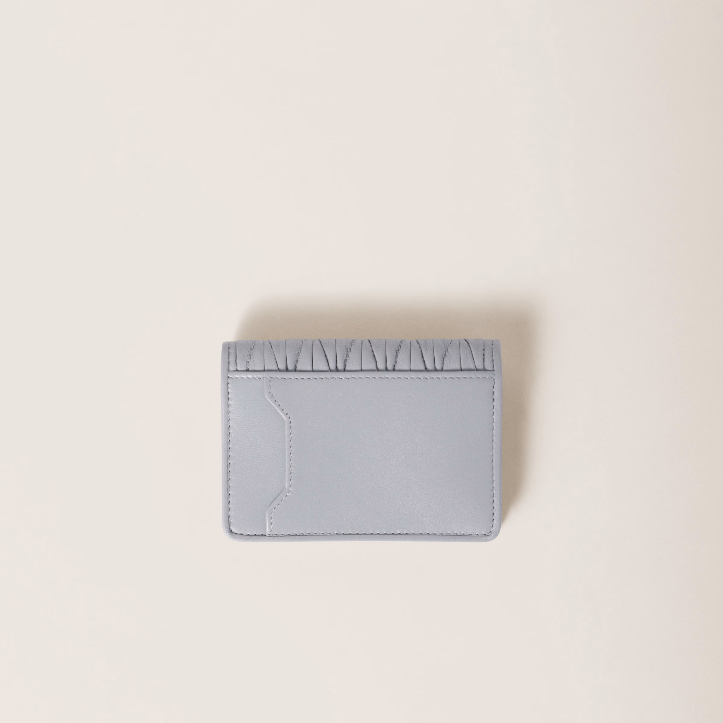 Matelassé Nappa Leather Card Holder