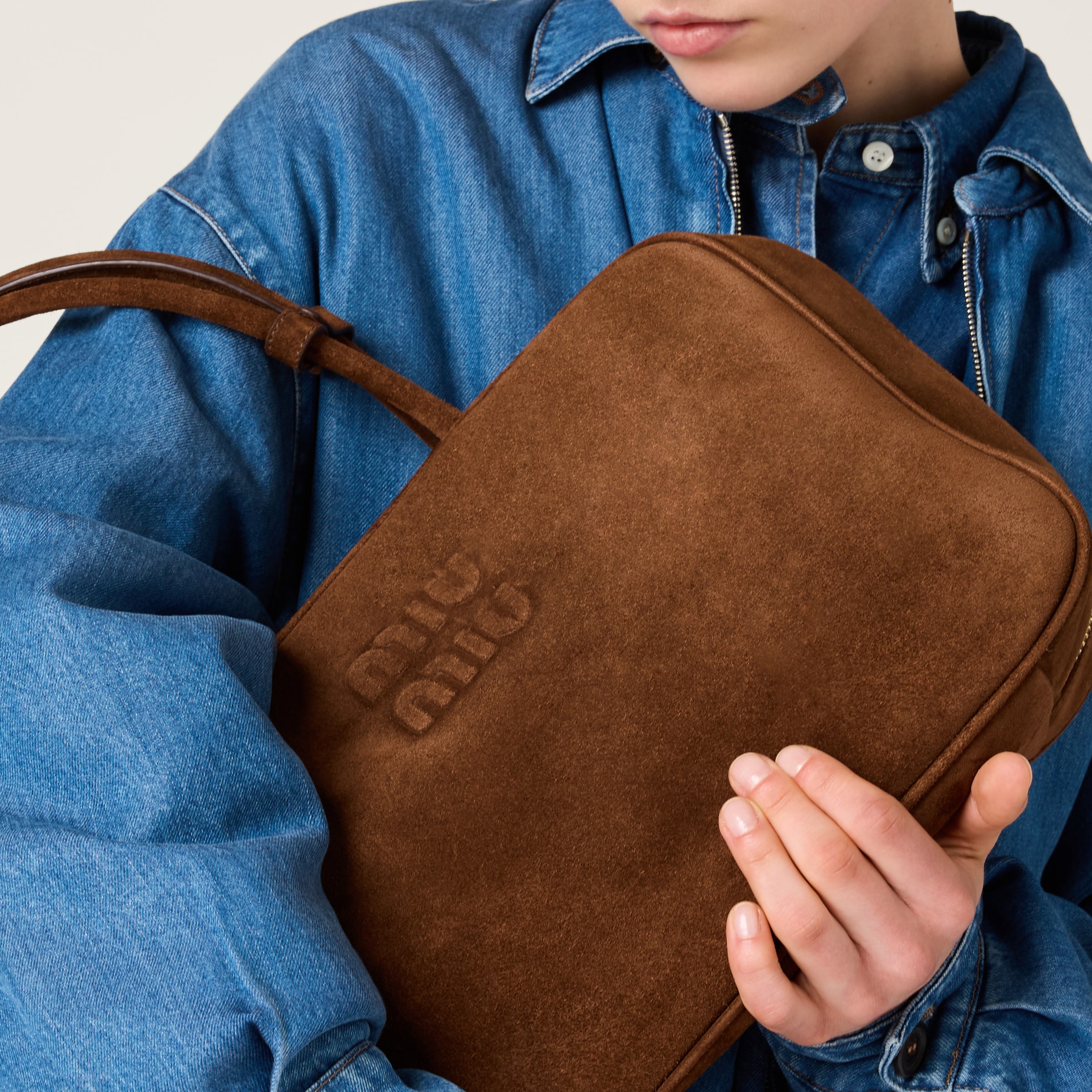 Suede Beau Bag