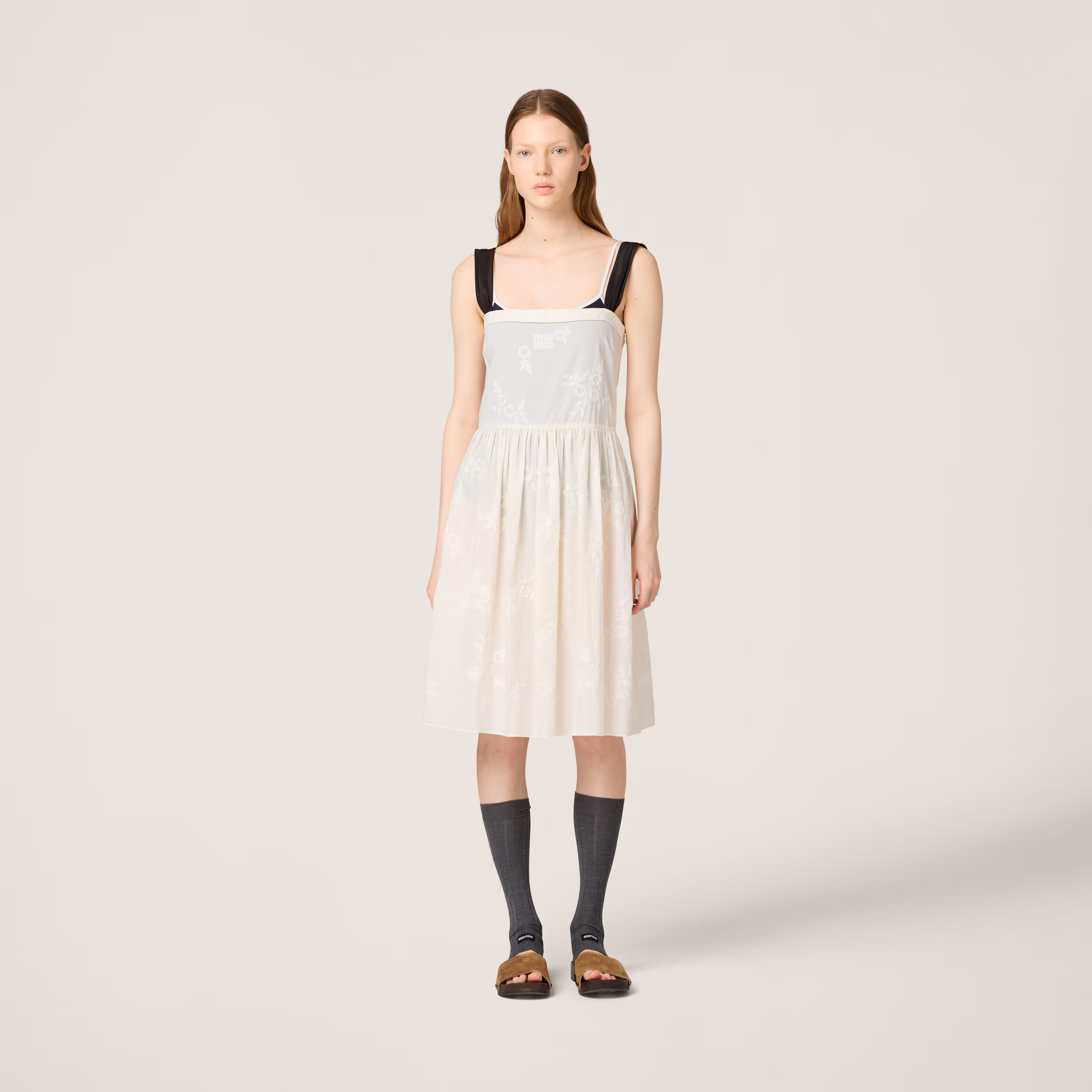 Embroidered Batiste Dress