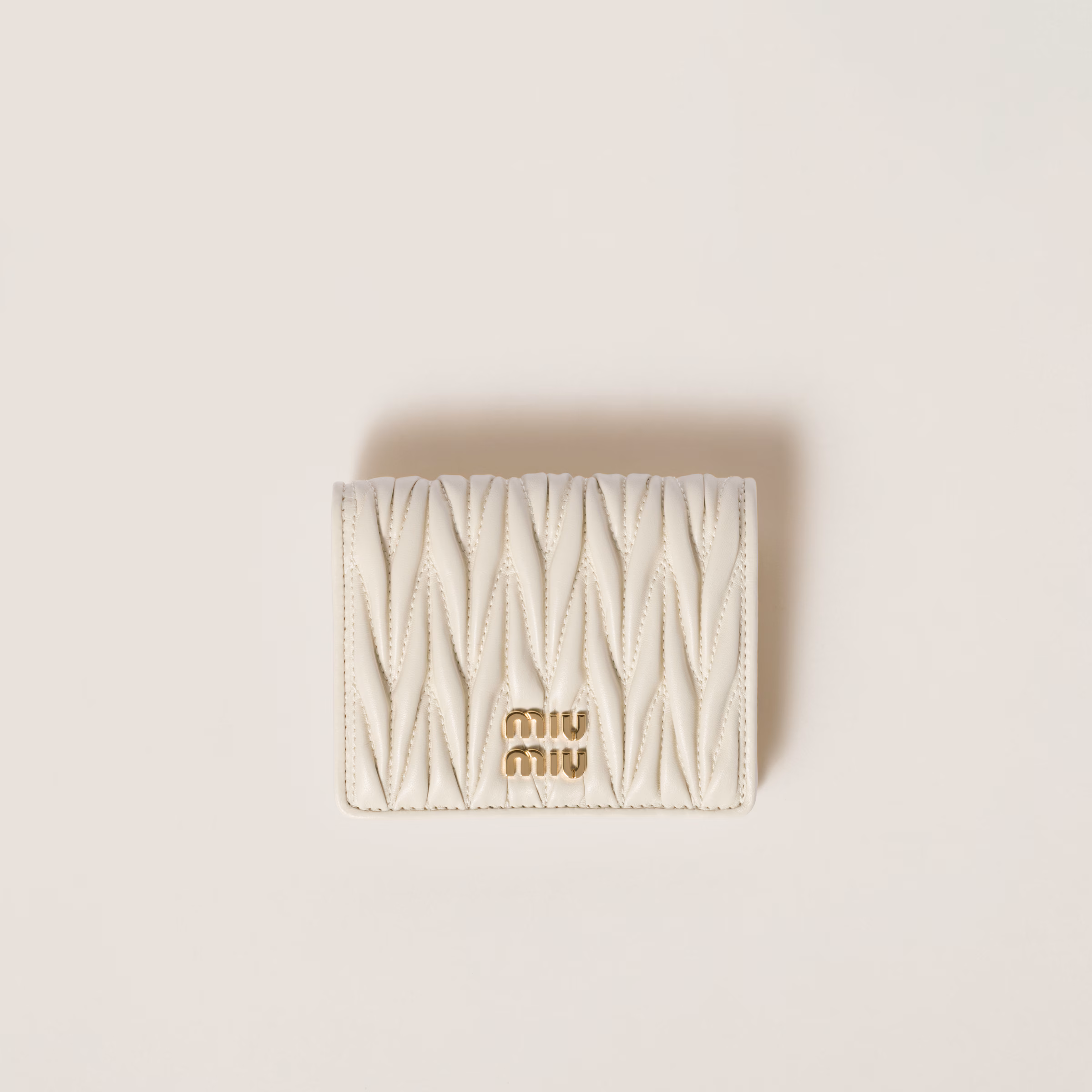 Small Matelassé Nappa Leather Wallet