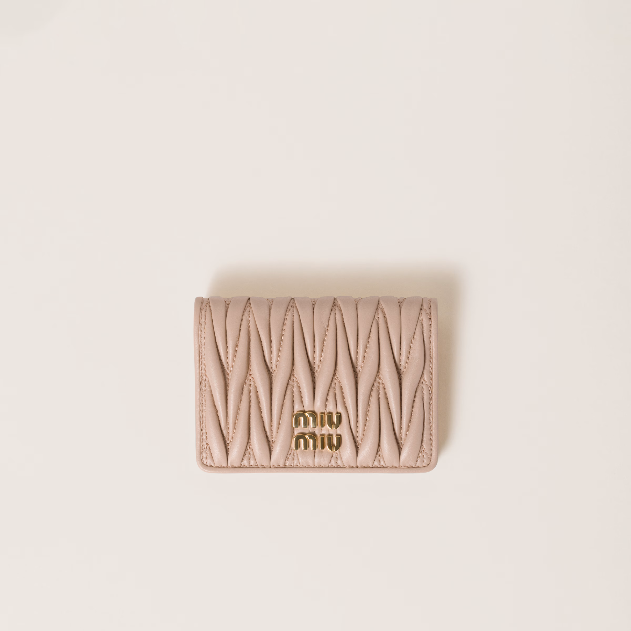 Matelassé Nappa Leather Card Holder