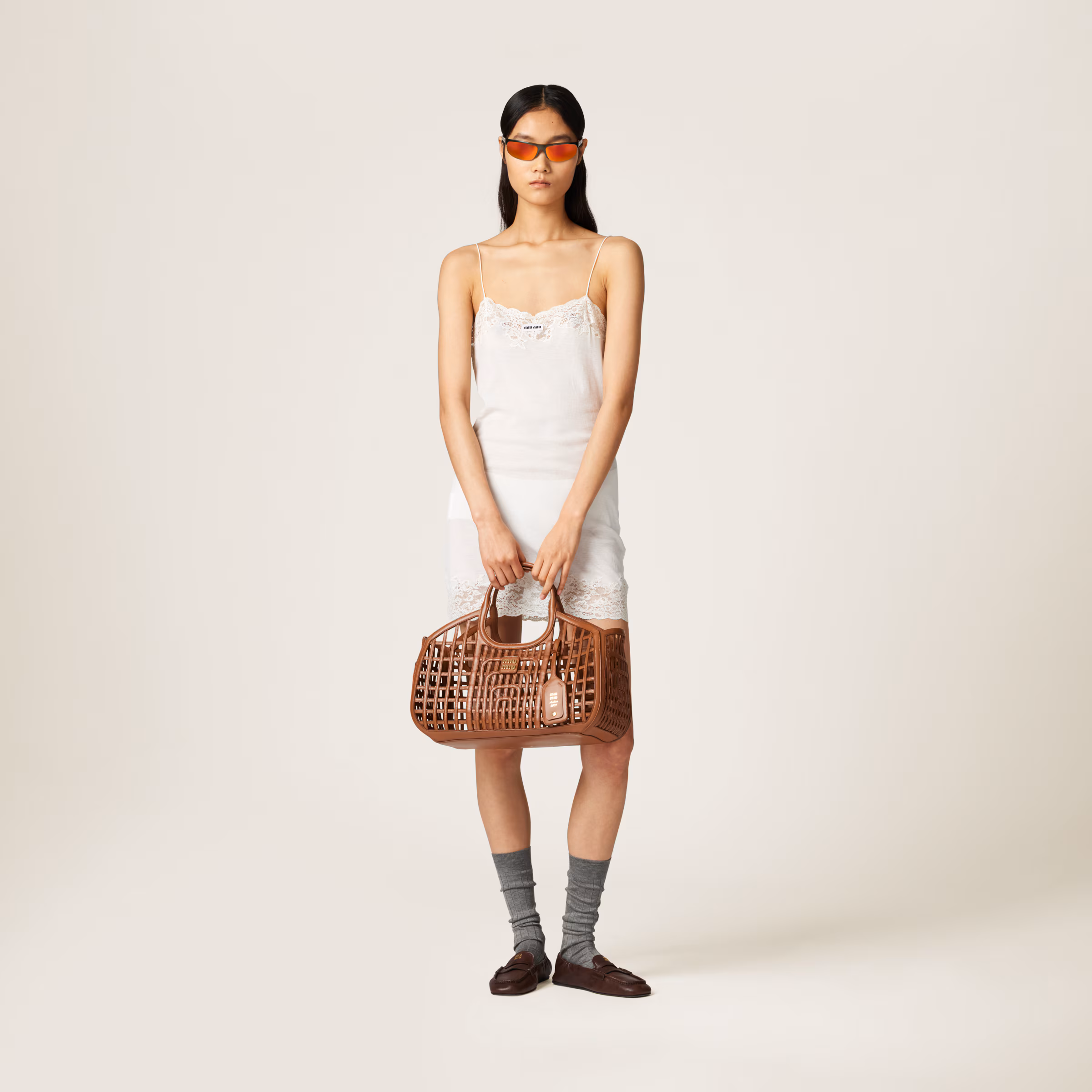 Leather Basket