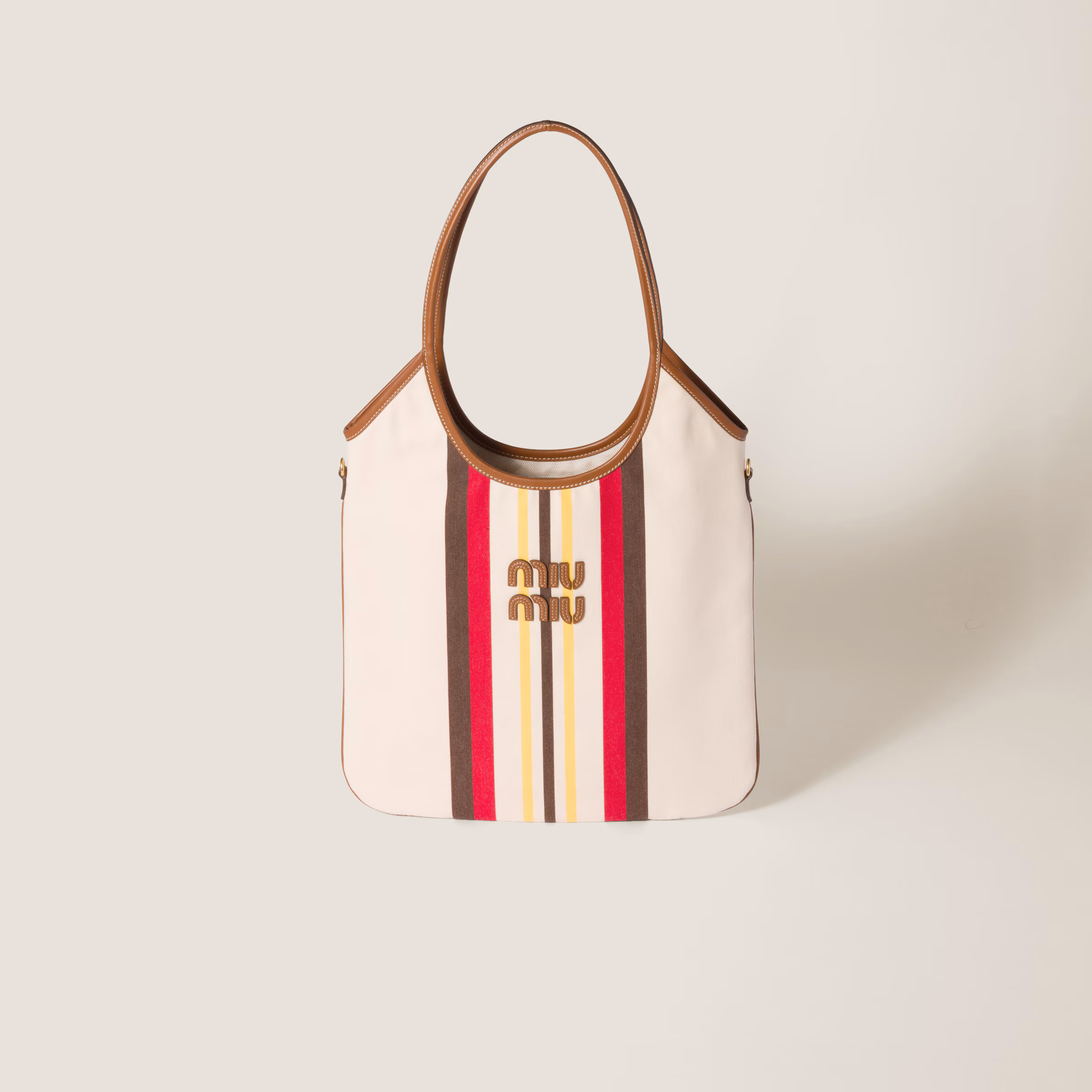 Ivy Canvas And Leather Bag