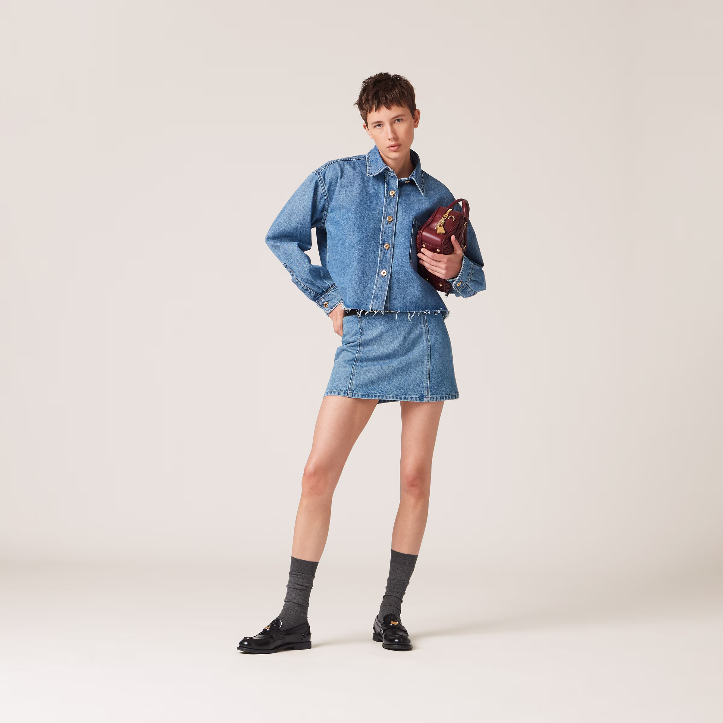 Denim Miniskirt