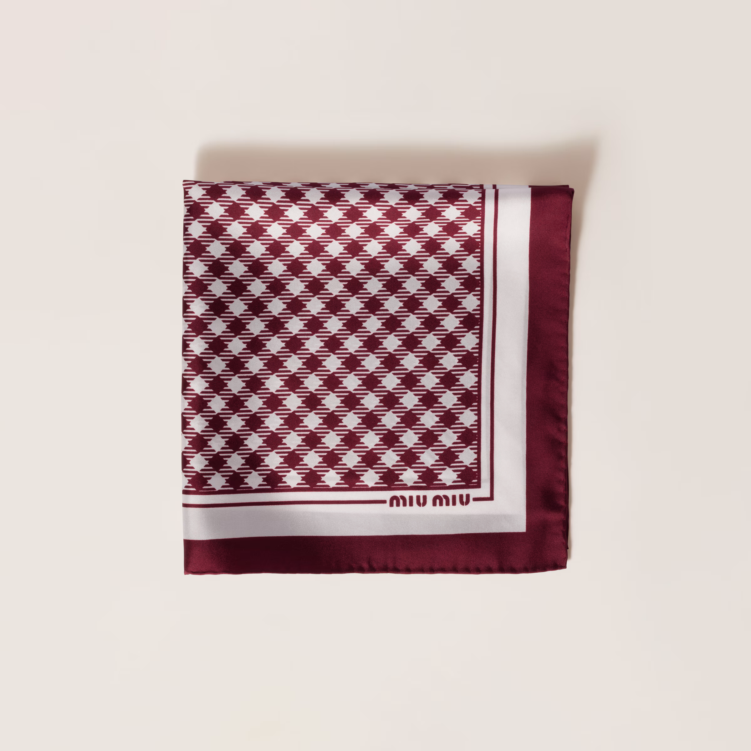 Printed Silk Twill Scarf