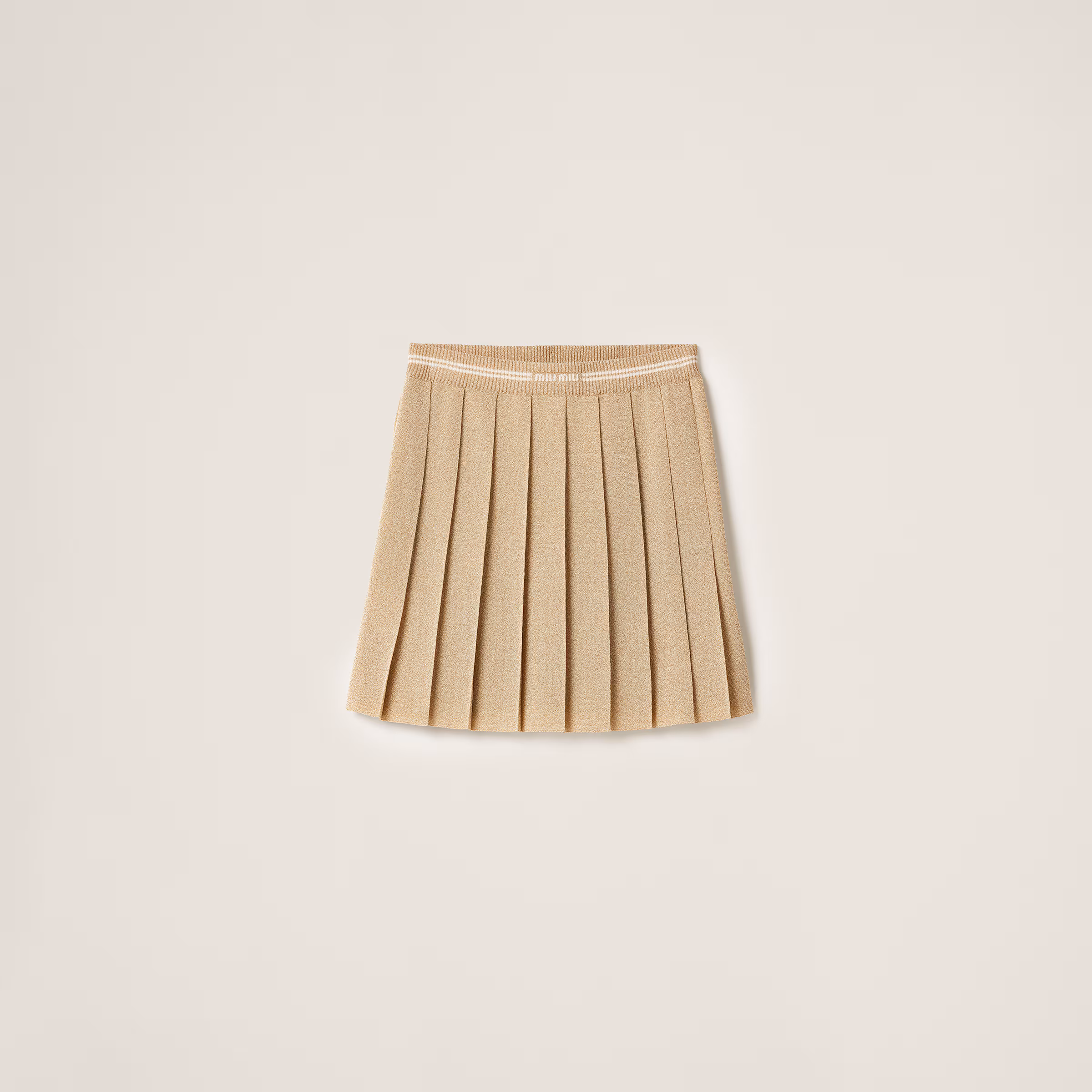 Lamé Mini-Skirt