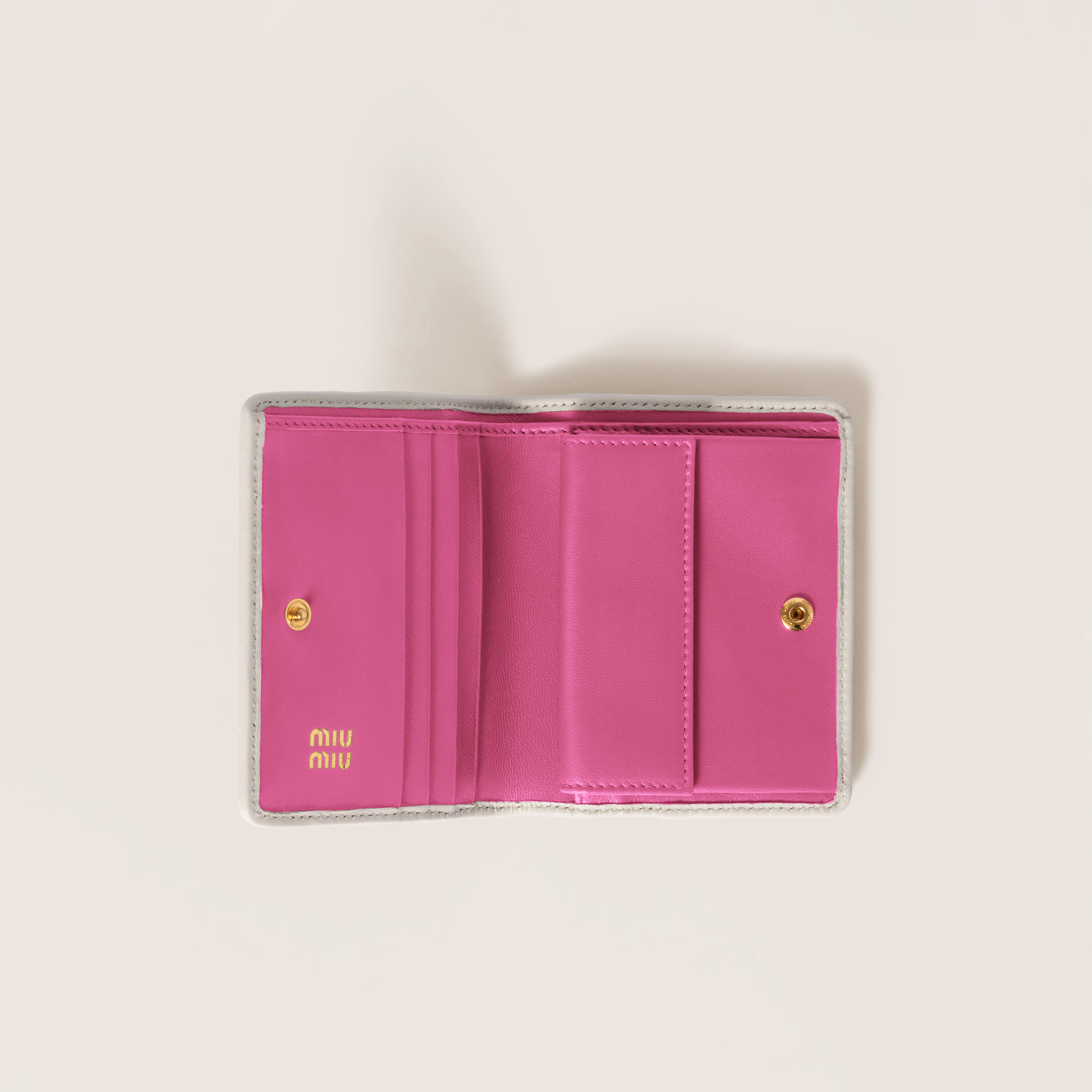 Small Matelassé Nappa Leather Wallet