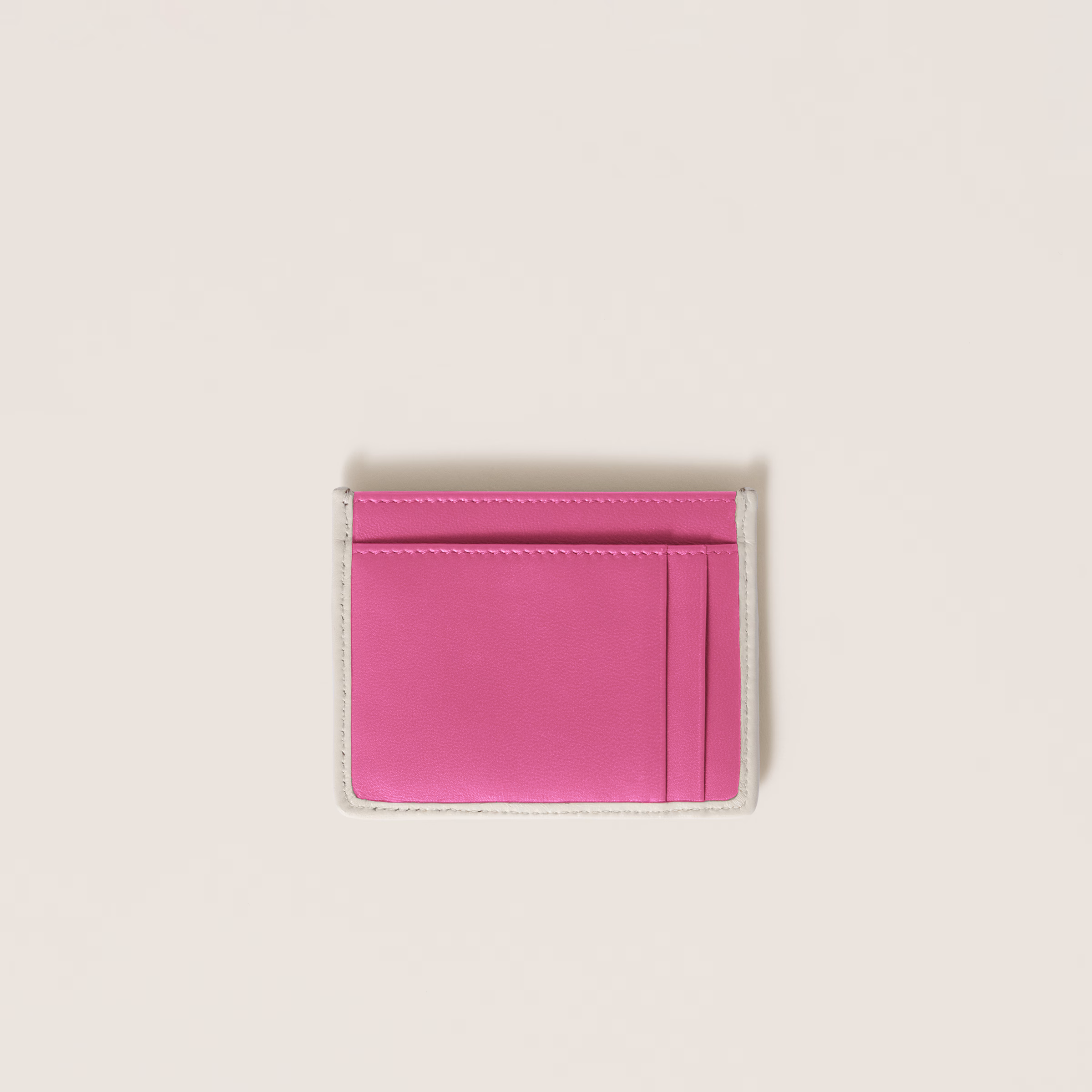 Matelassé Nappa Leather Card Holder