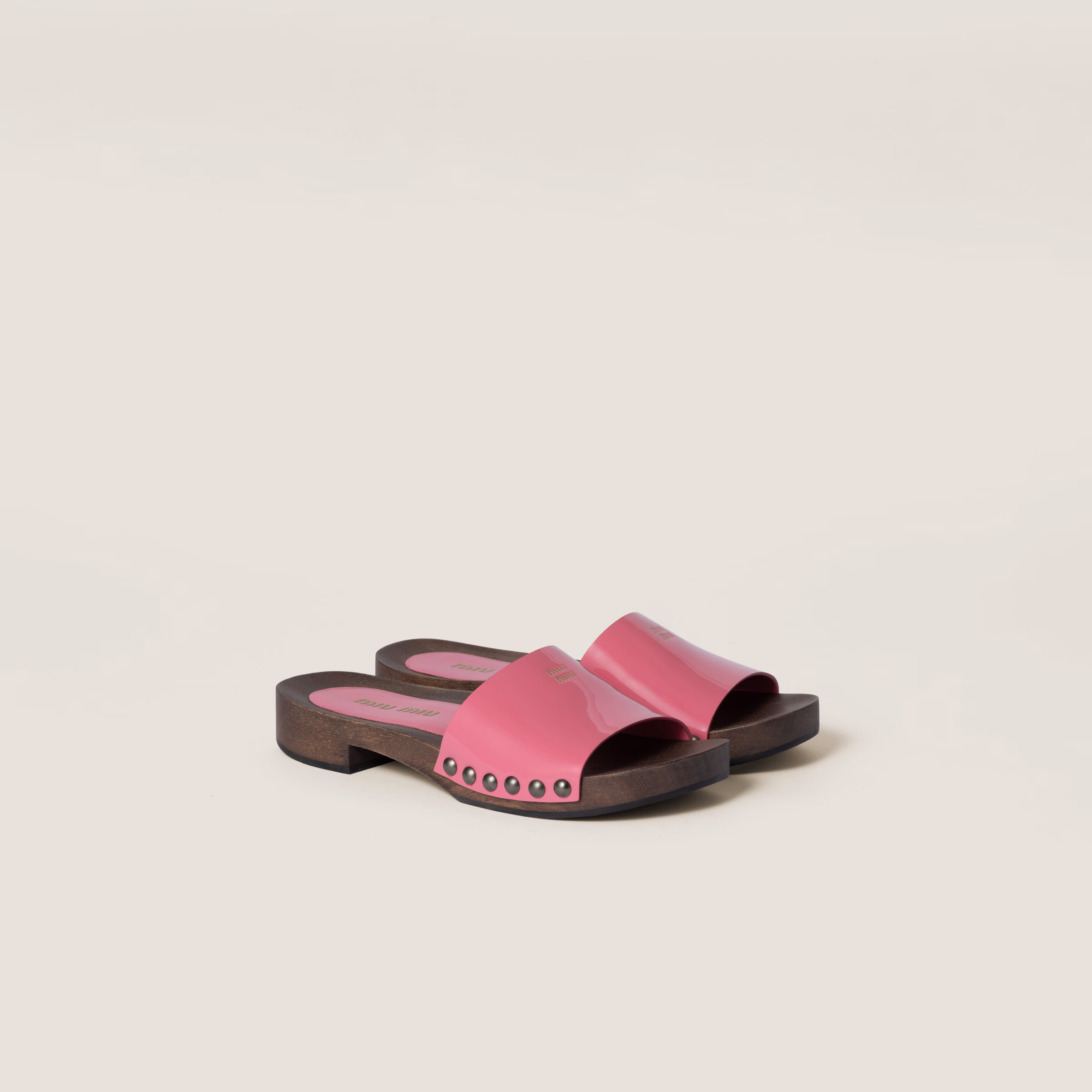 Patent Leather Clogs