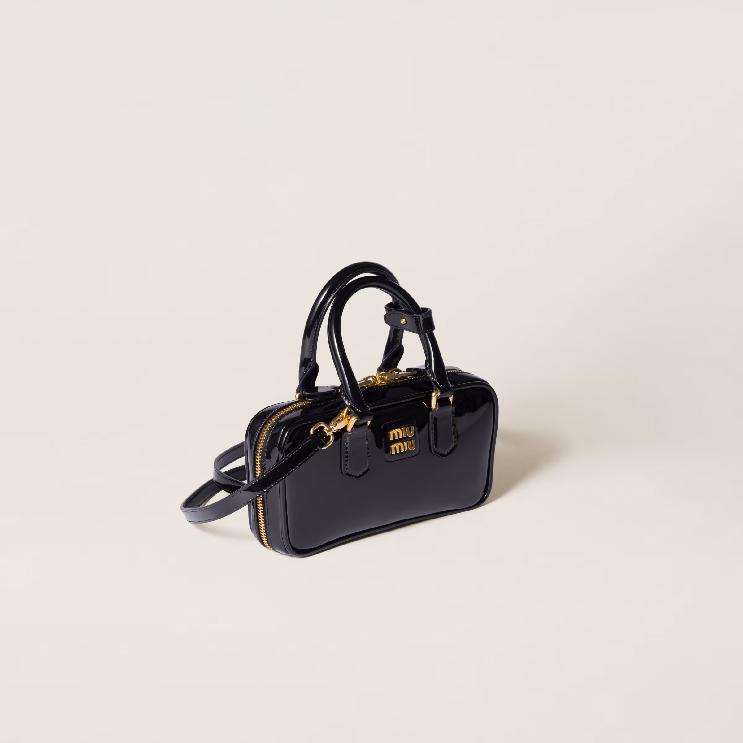 Arcadie Patent Leather Mini-Bag