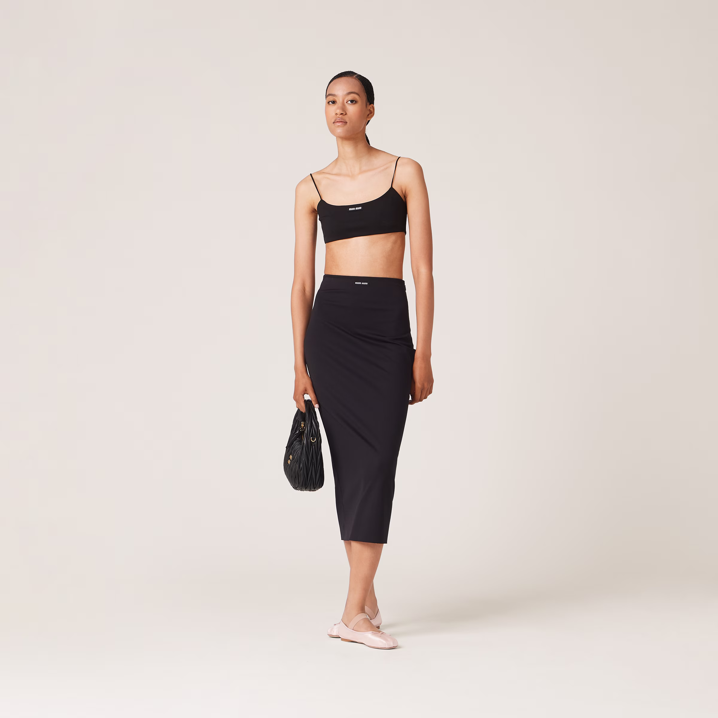 Stretch Jersey Skirt