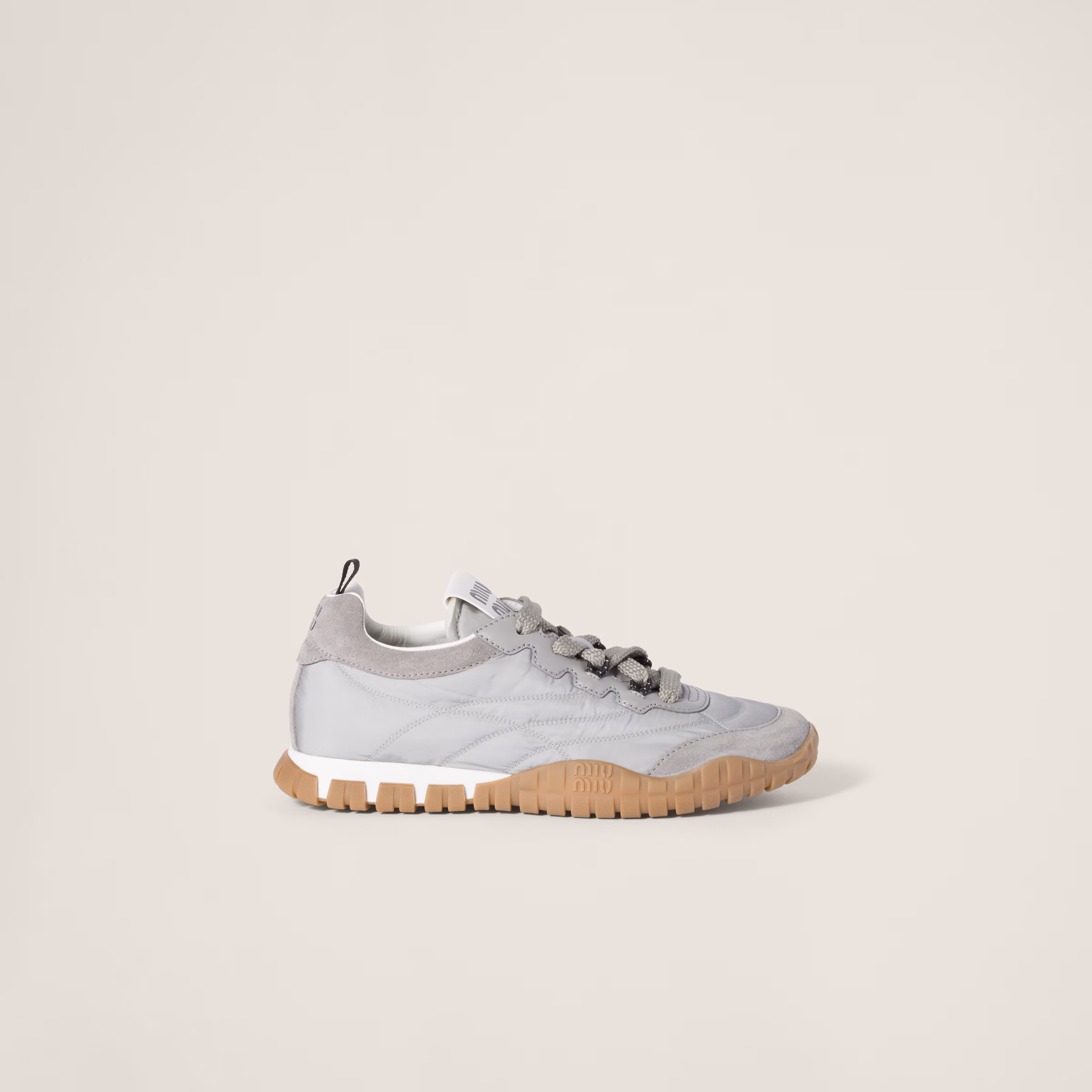 Tyre Technical Fabric And Suede Sneakers