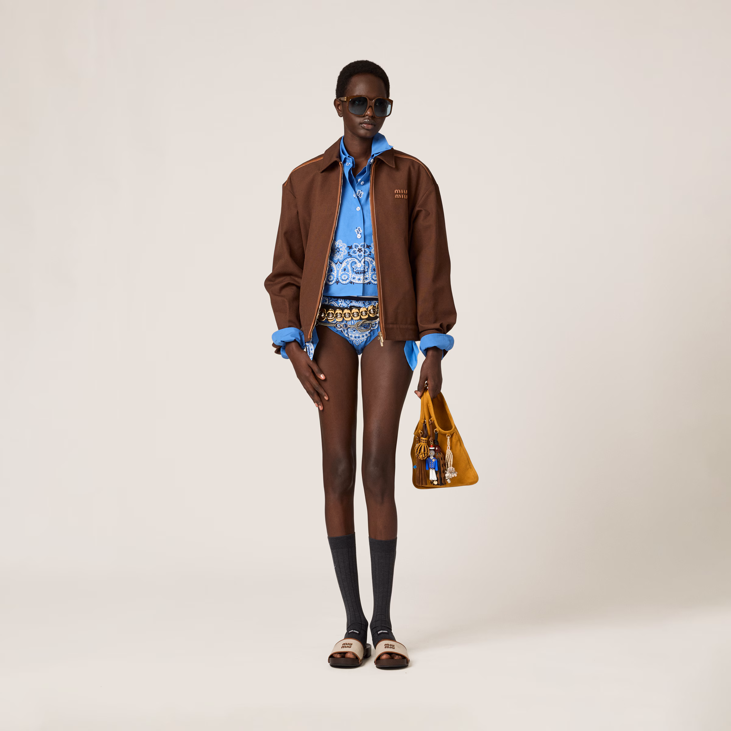 Printed Poplin Briefs