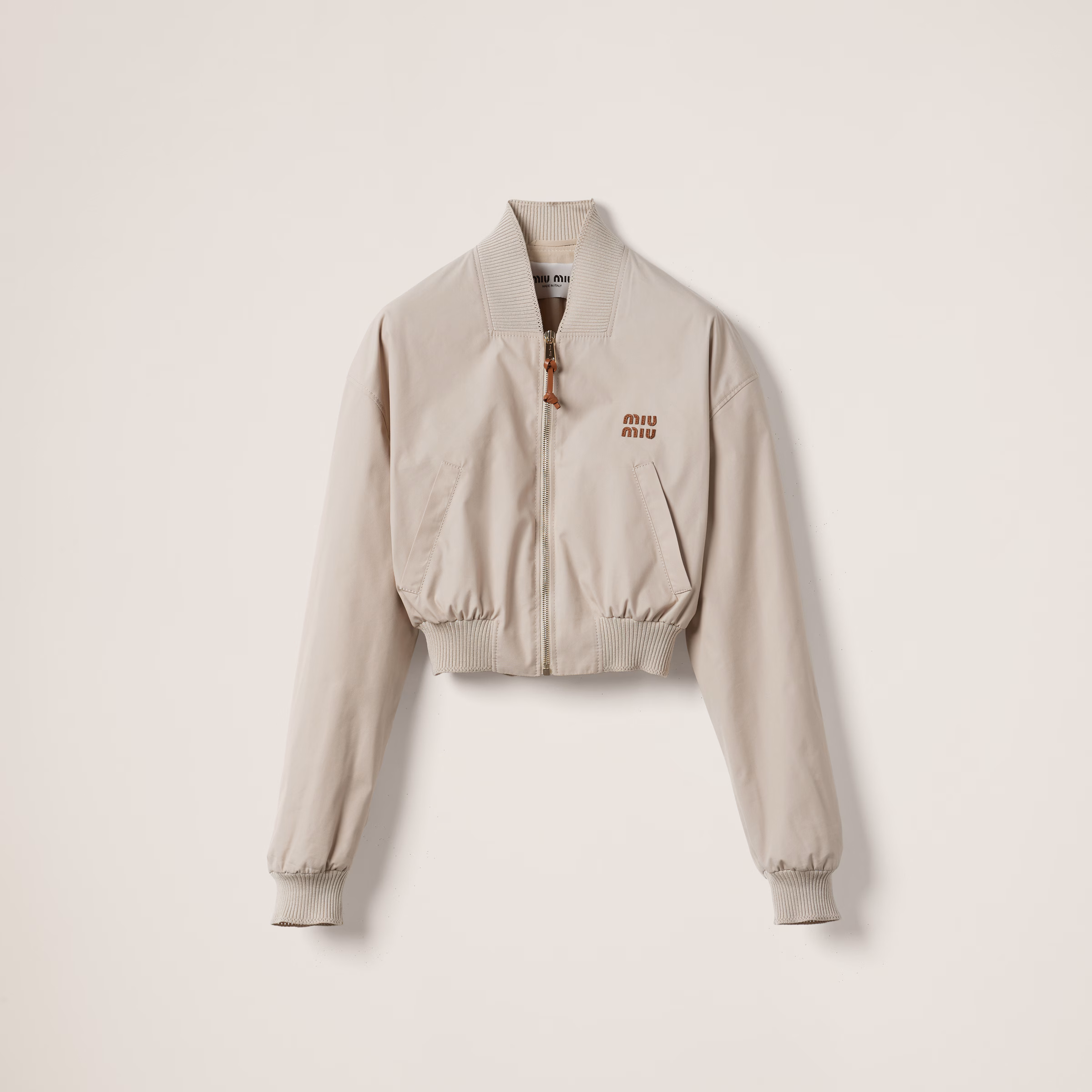 Panama Cotton Blouson Jacket