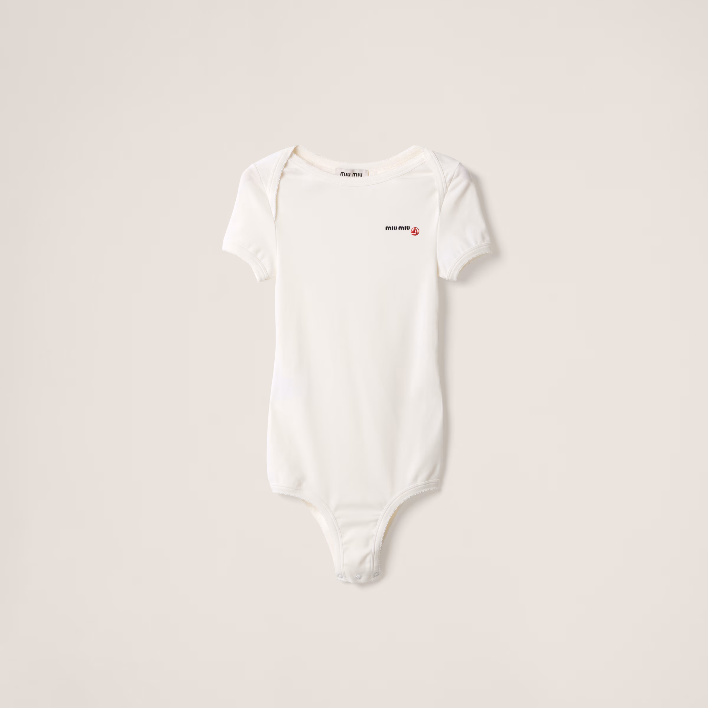 Petit Bateau X Miu Miu Stretch Jersey Bodysuit