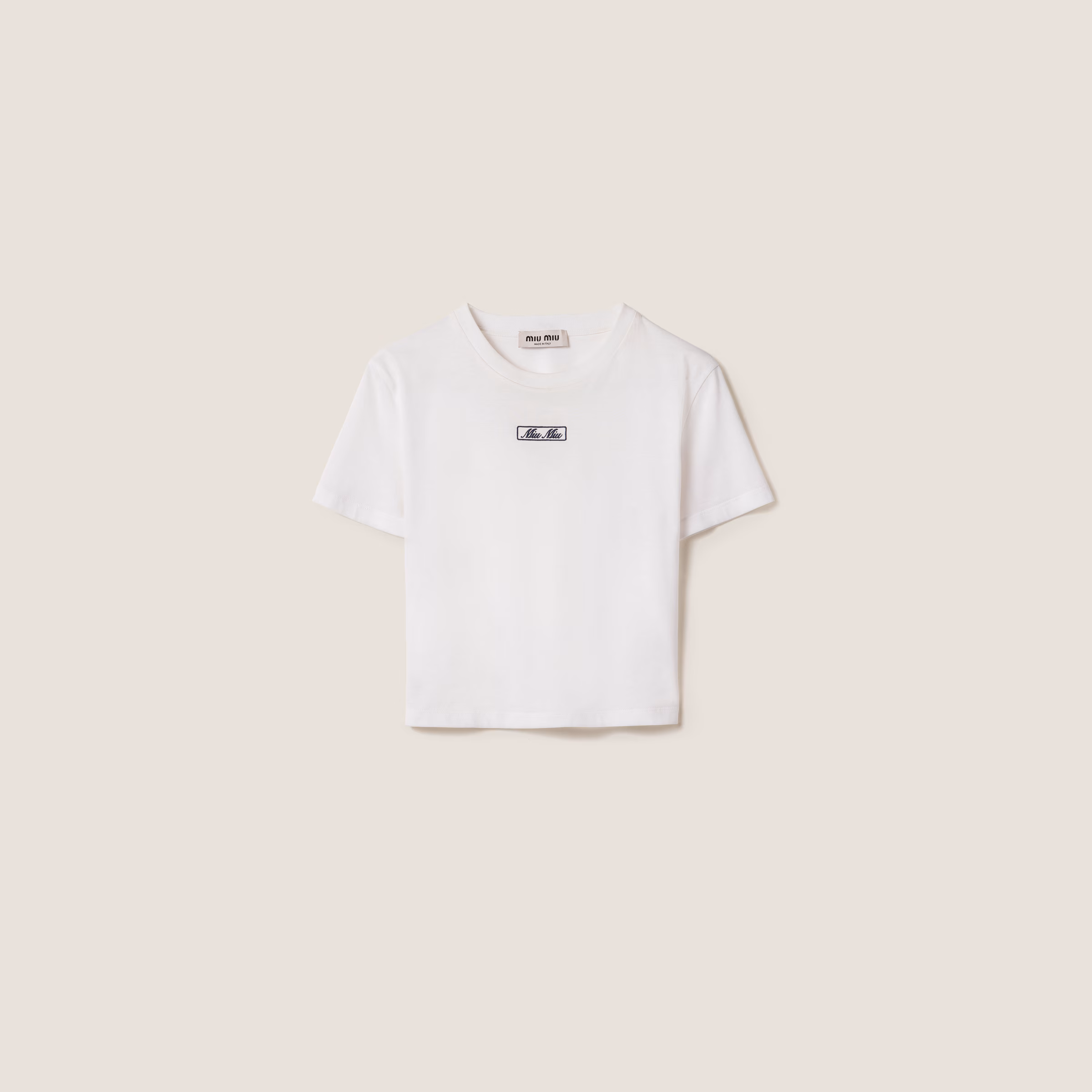Embroidered Cotton Jersey T-Shirt