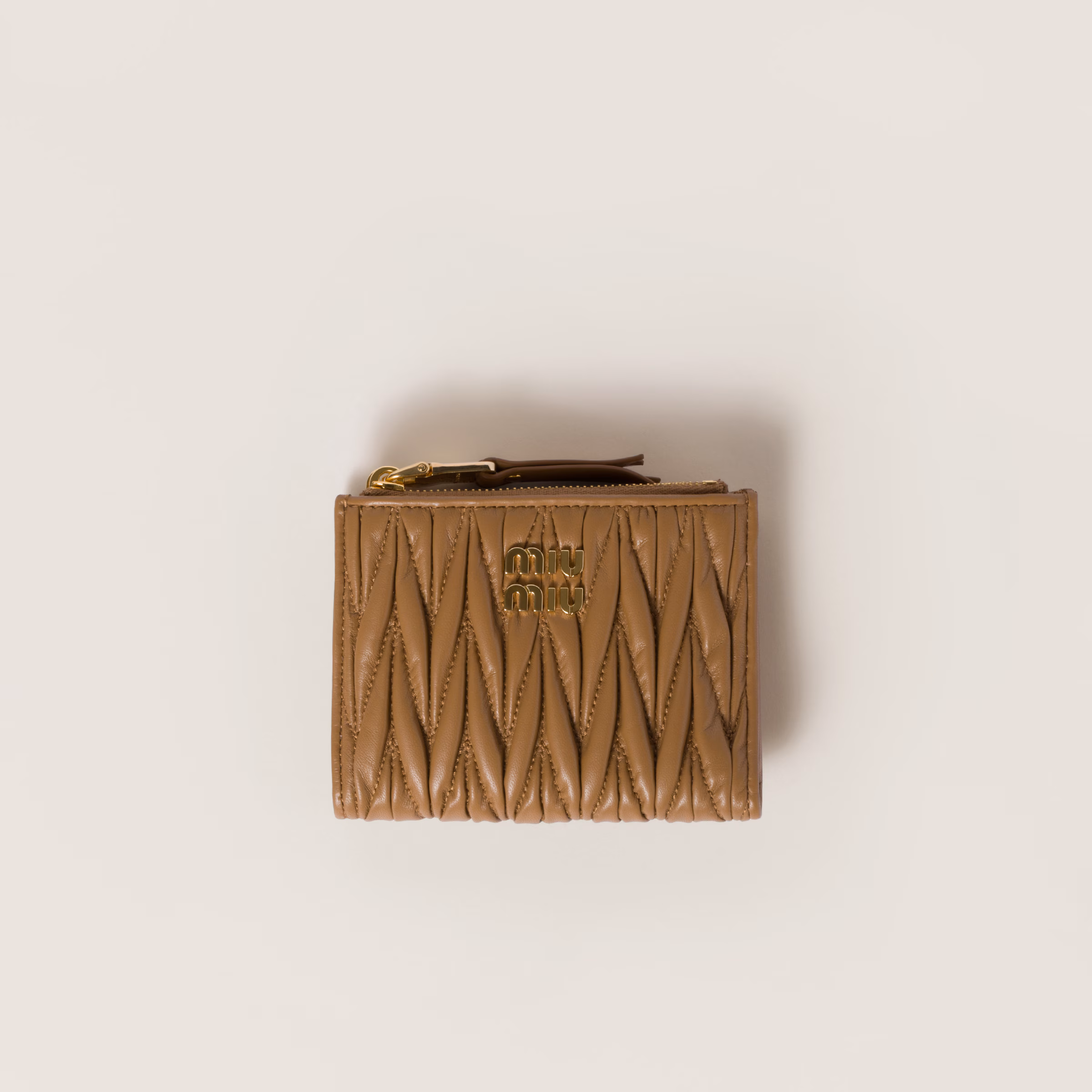 Small Wallet In Matelassé Nappa Leather