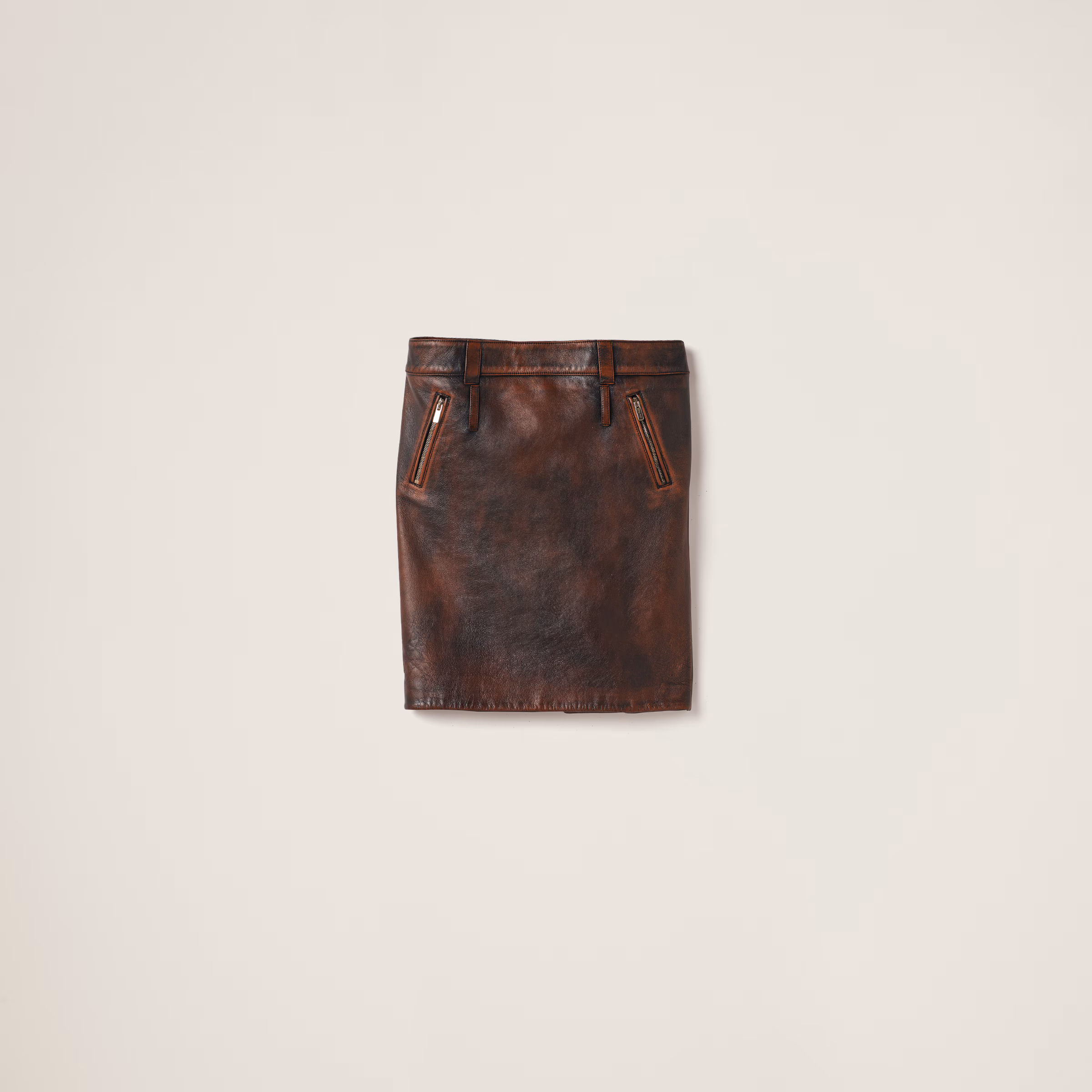 Nappa Leather Skirt