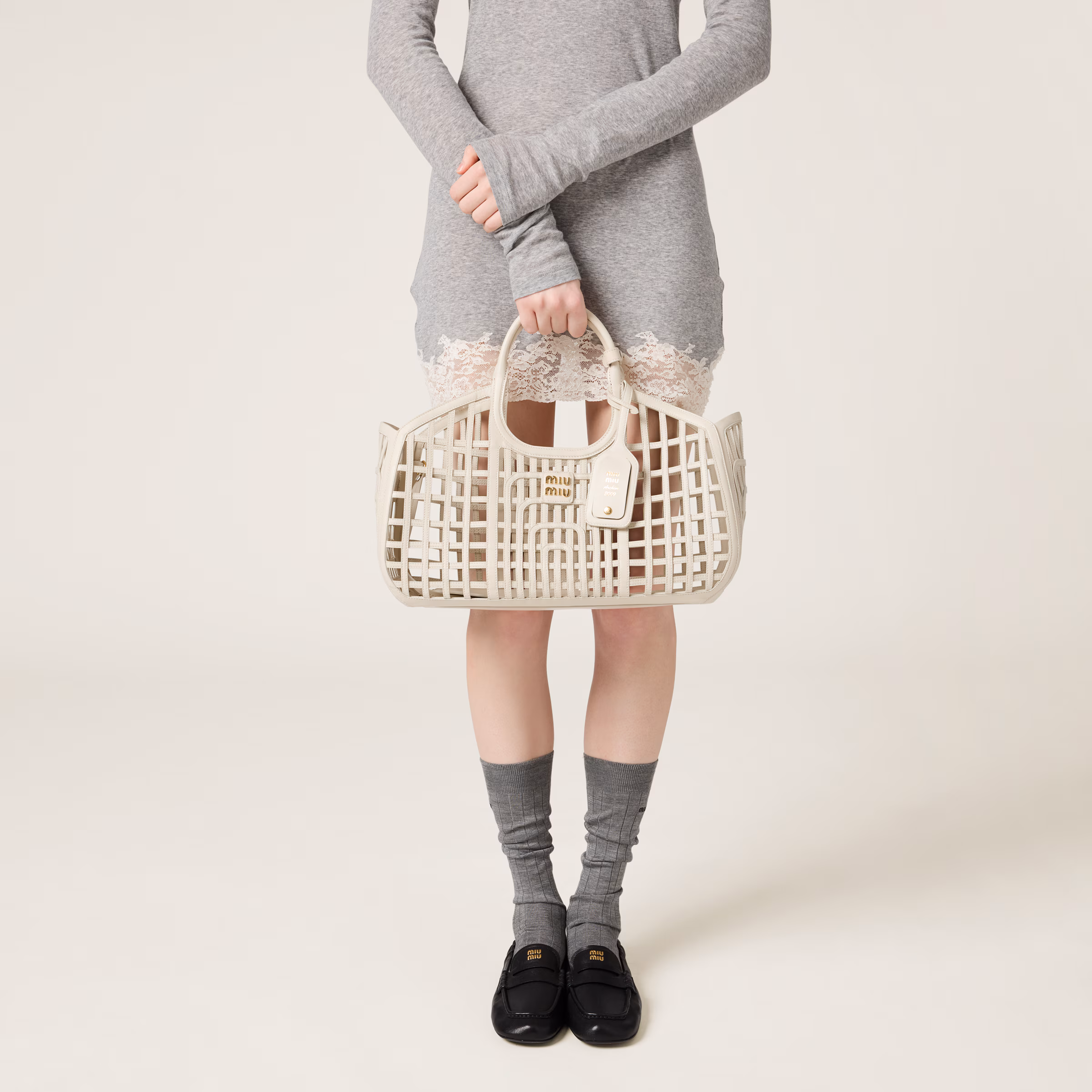 Leather Basket