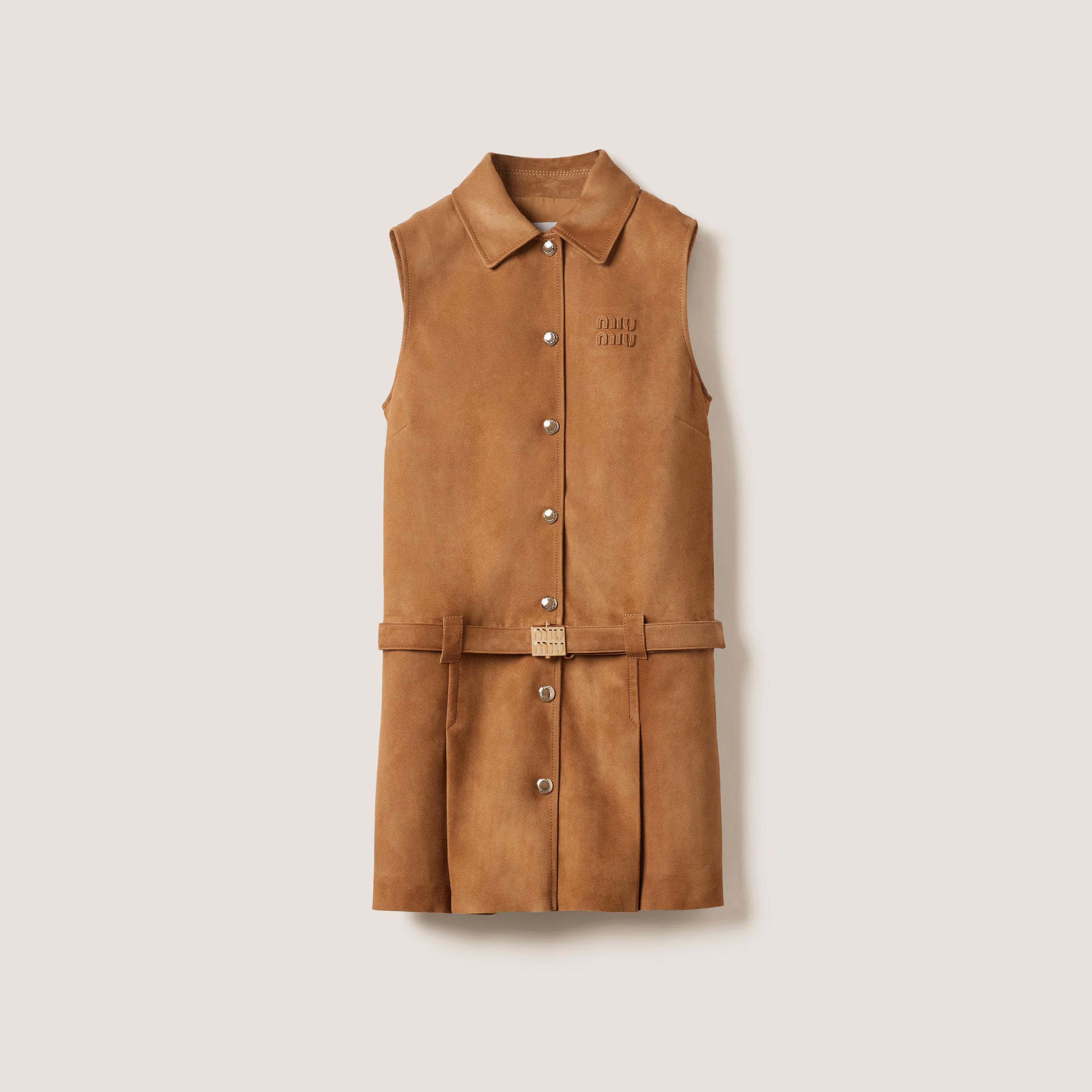 Suede Nappa Leather Dress