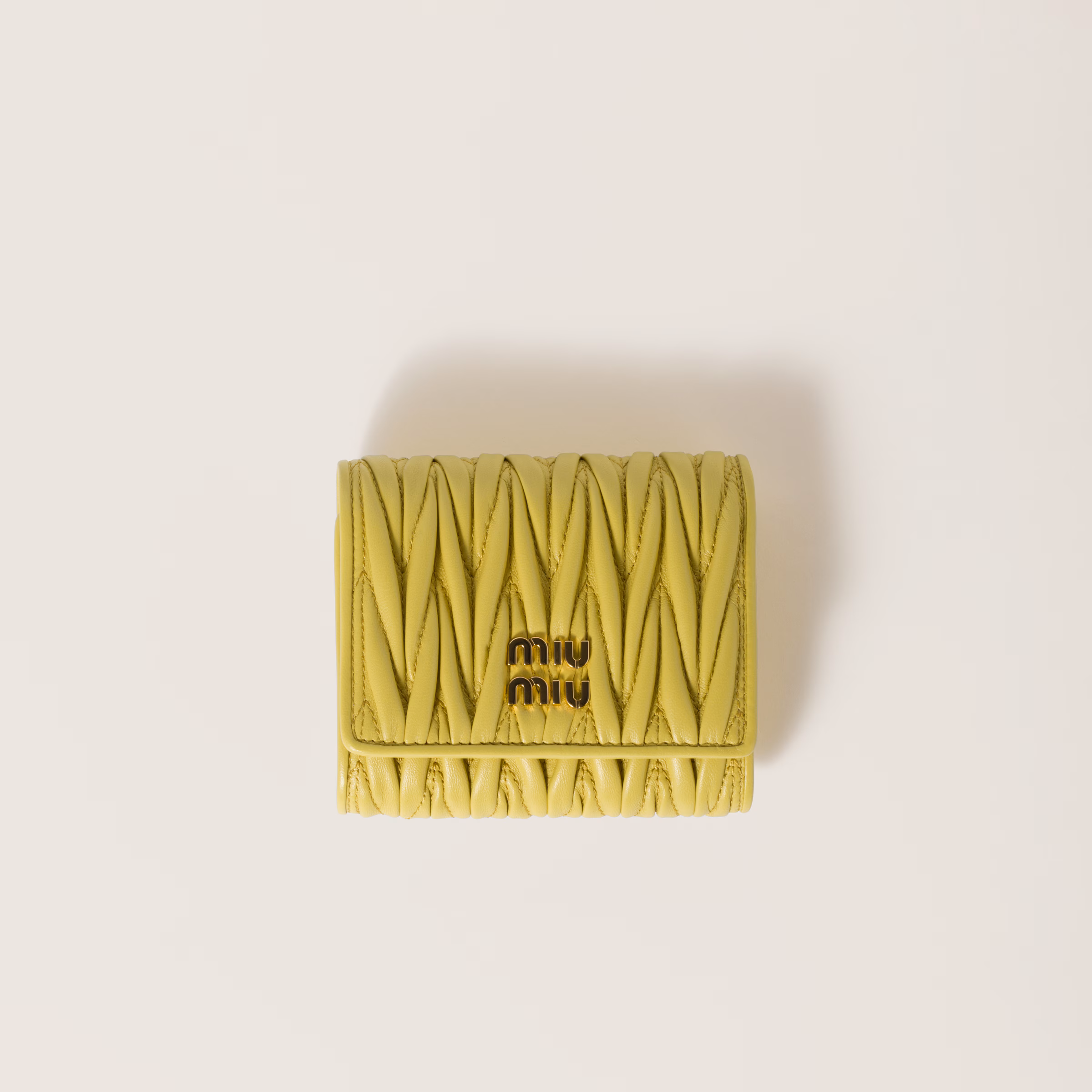 Small Matelassé Nappa Leather Wallet