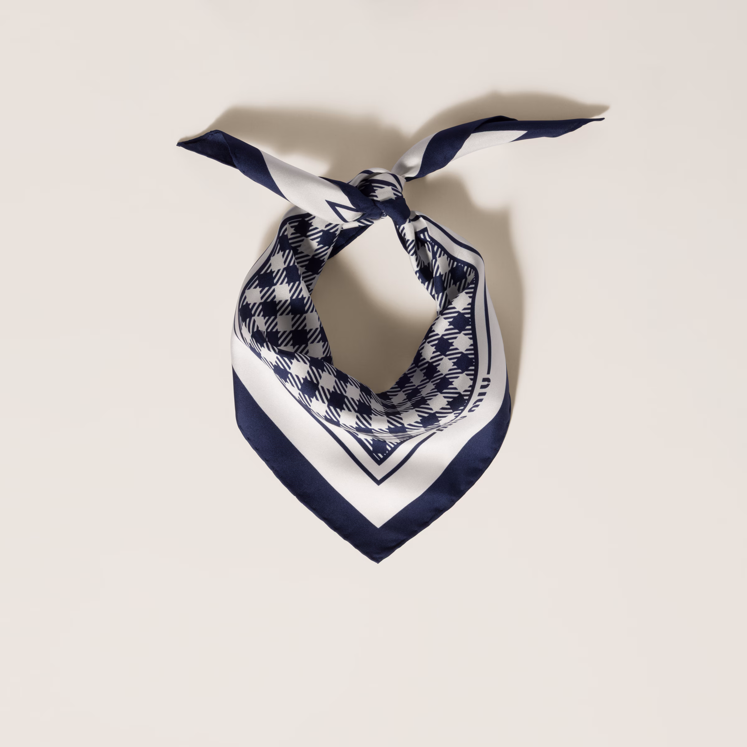 Printed Silk Twill Scarf