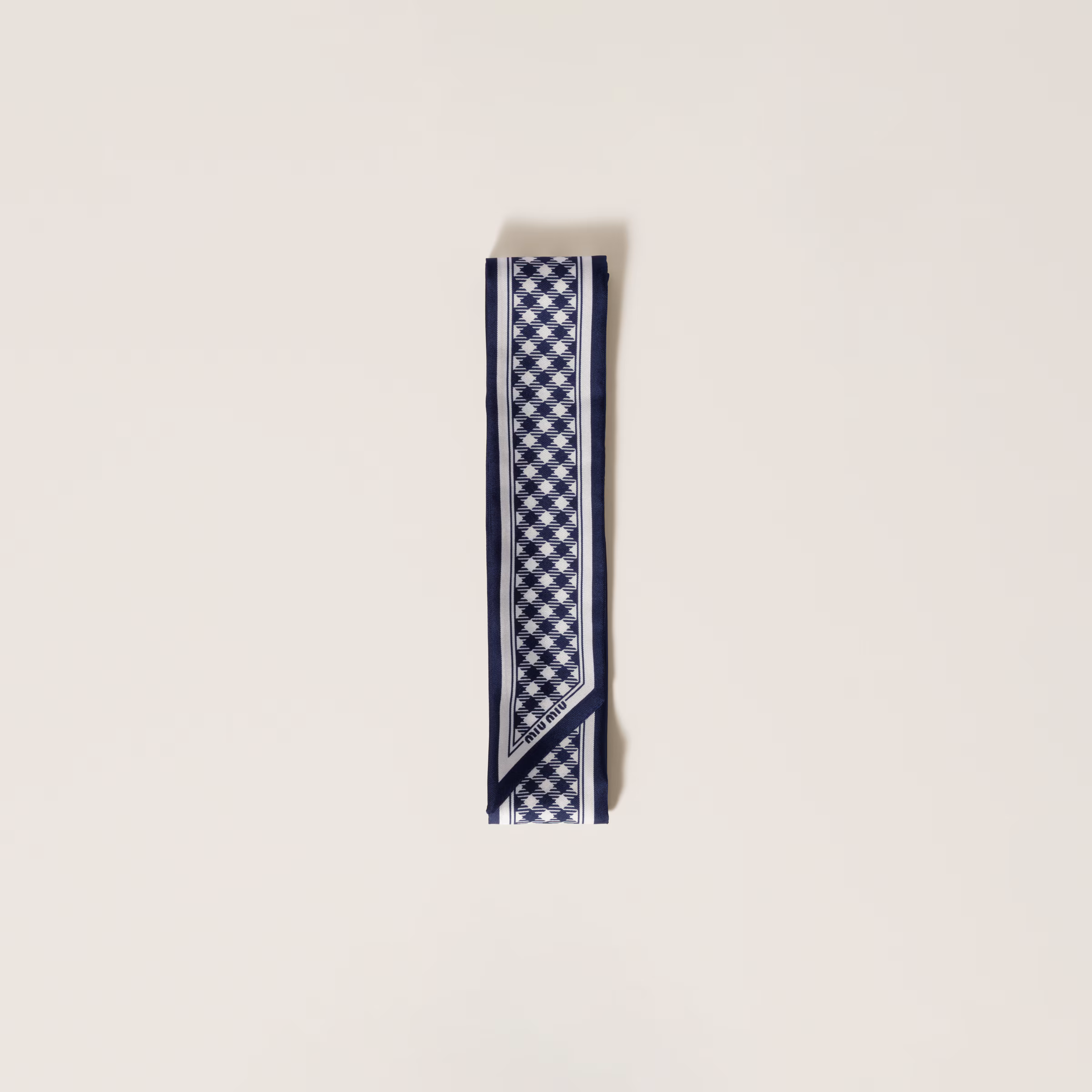 Printed Silk Twill Scarf