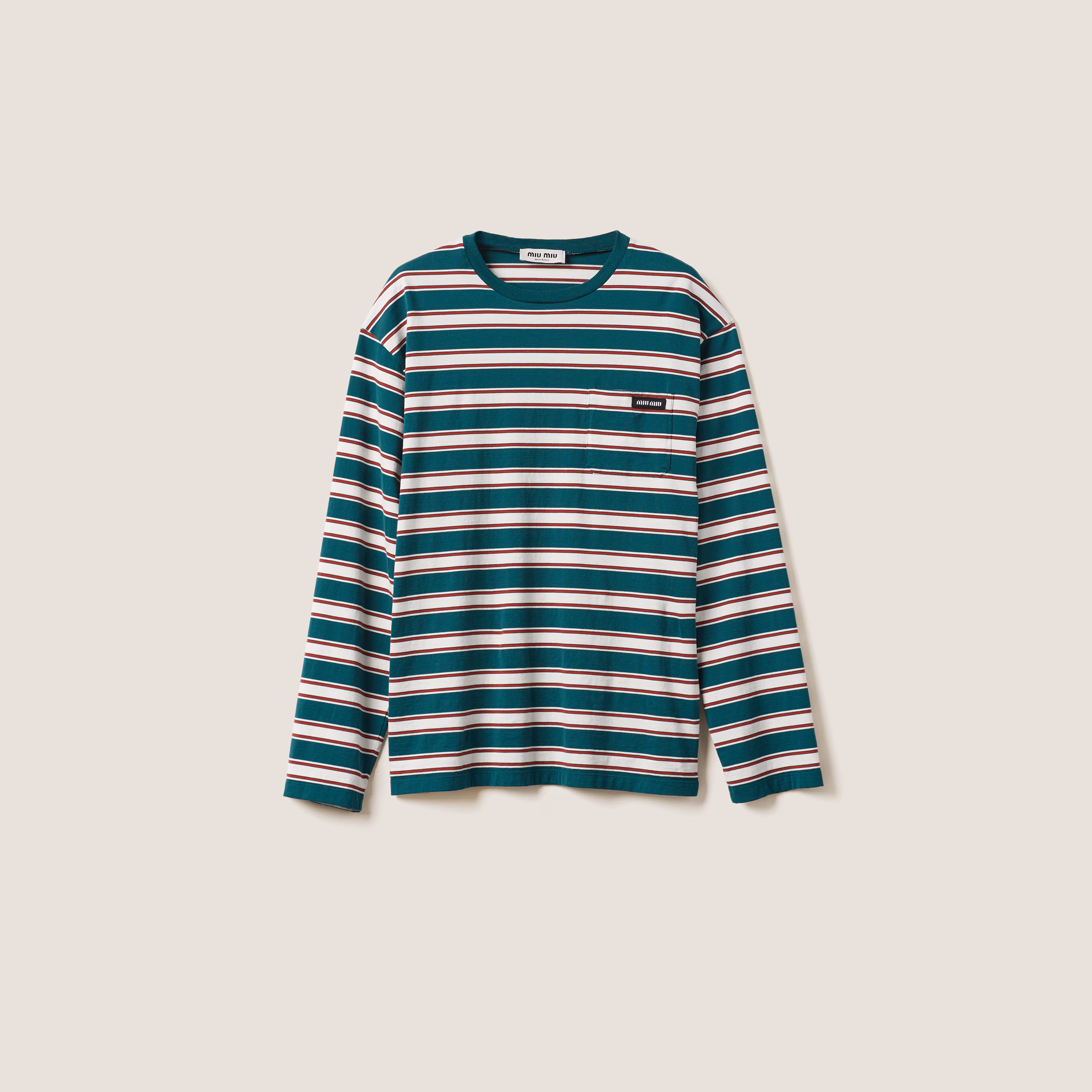 Long-Sleeved Cotton Jersey T-Shirt