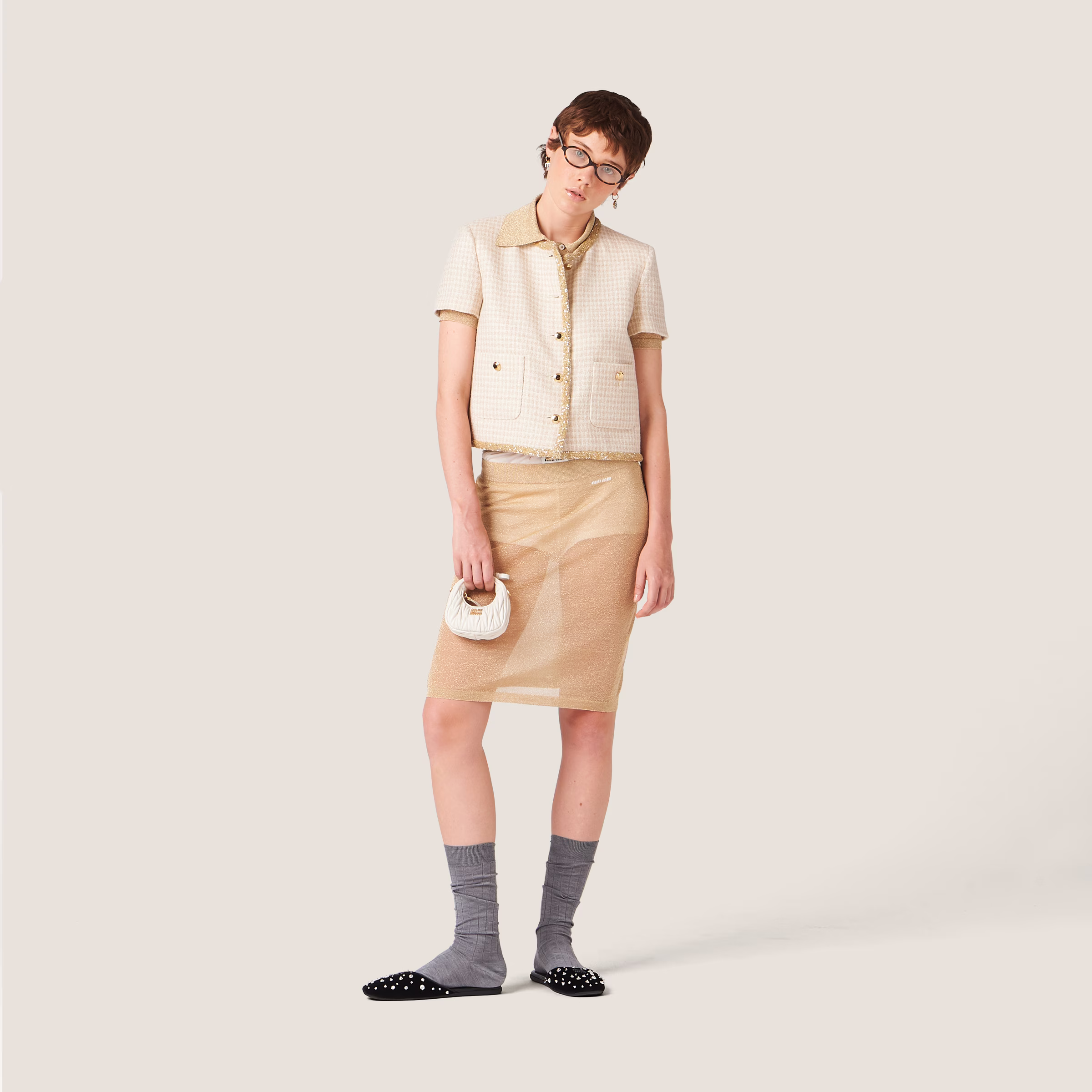 Lamé Skirt