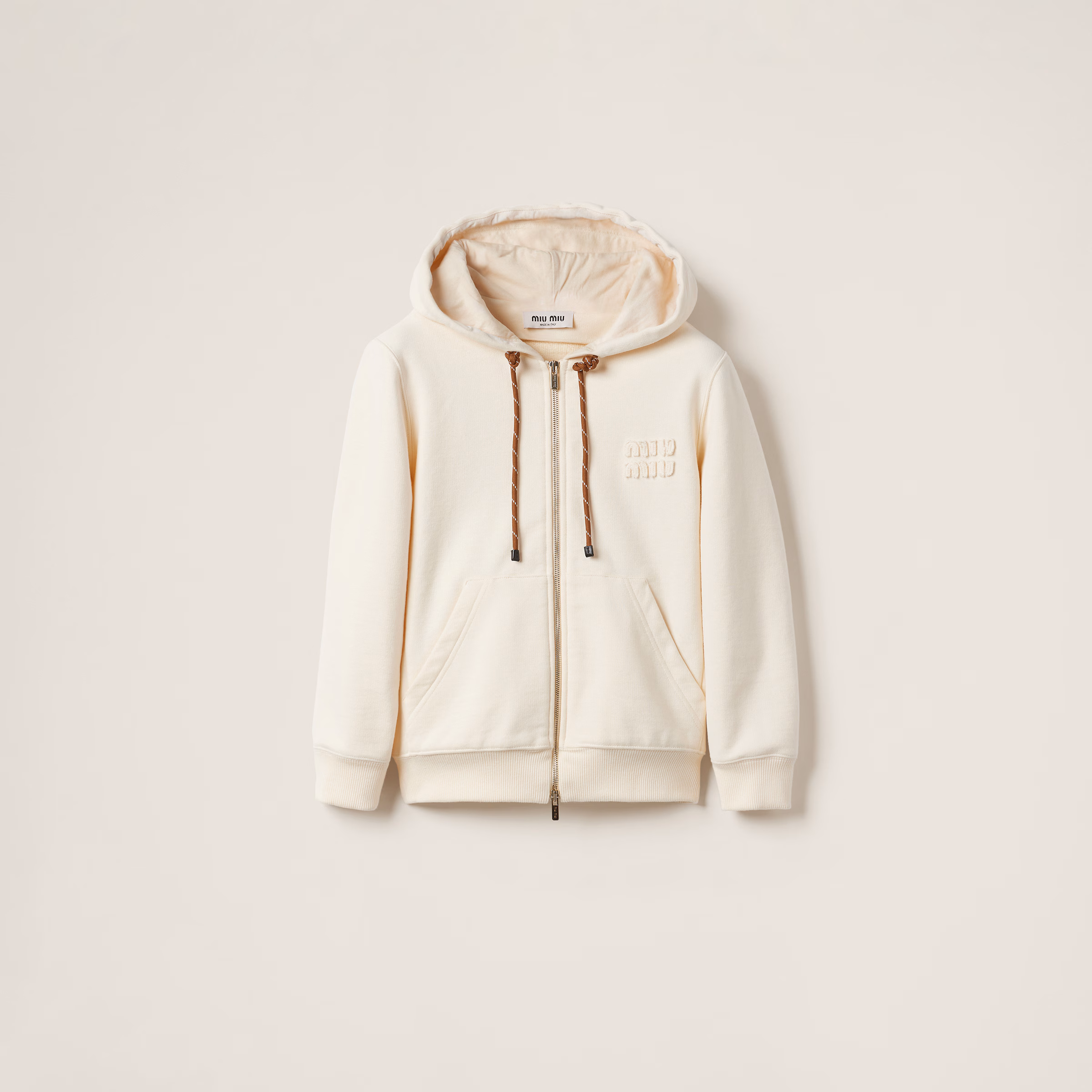 Cotton Fleece Zipper Jacket