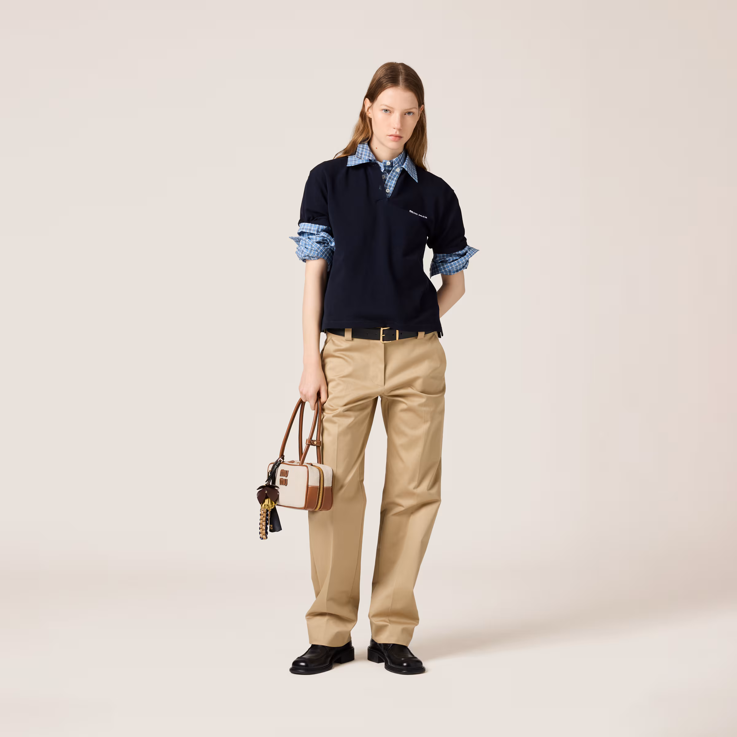 Beau Canvas And Leather Bag