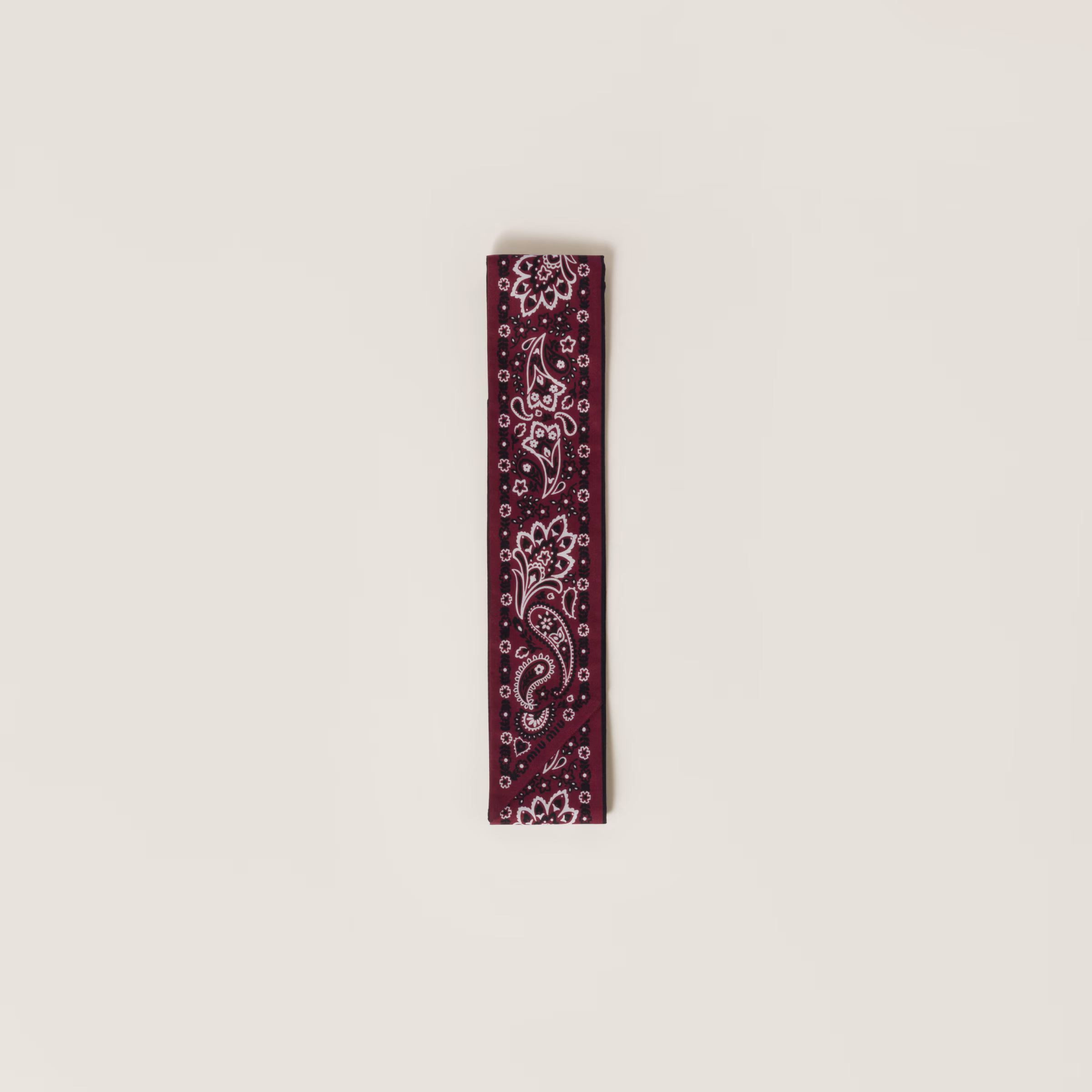 Printed Poplin Scarf