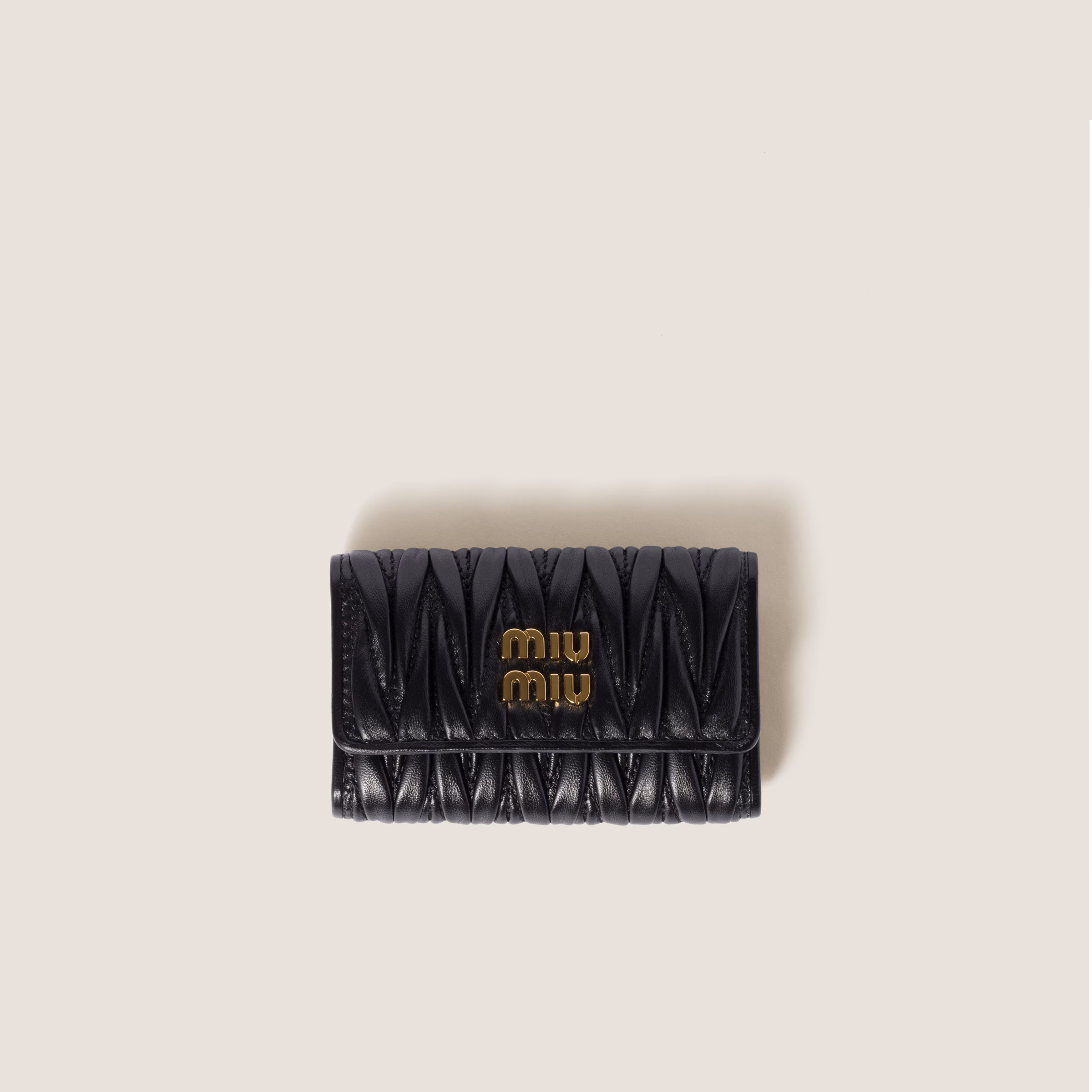 Matelassé Nappa Leather Key Case